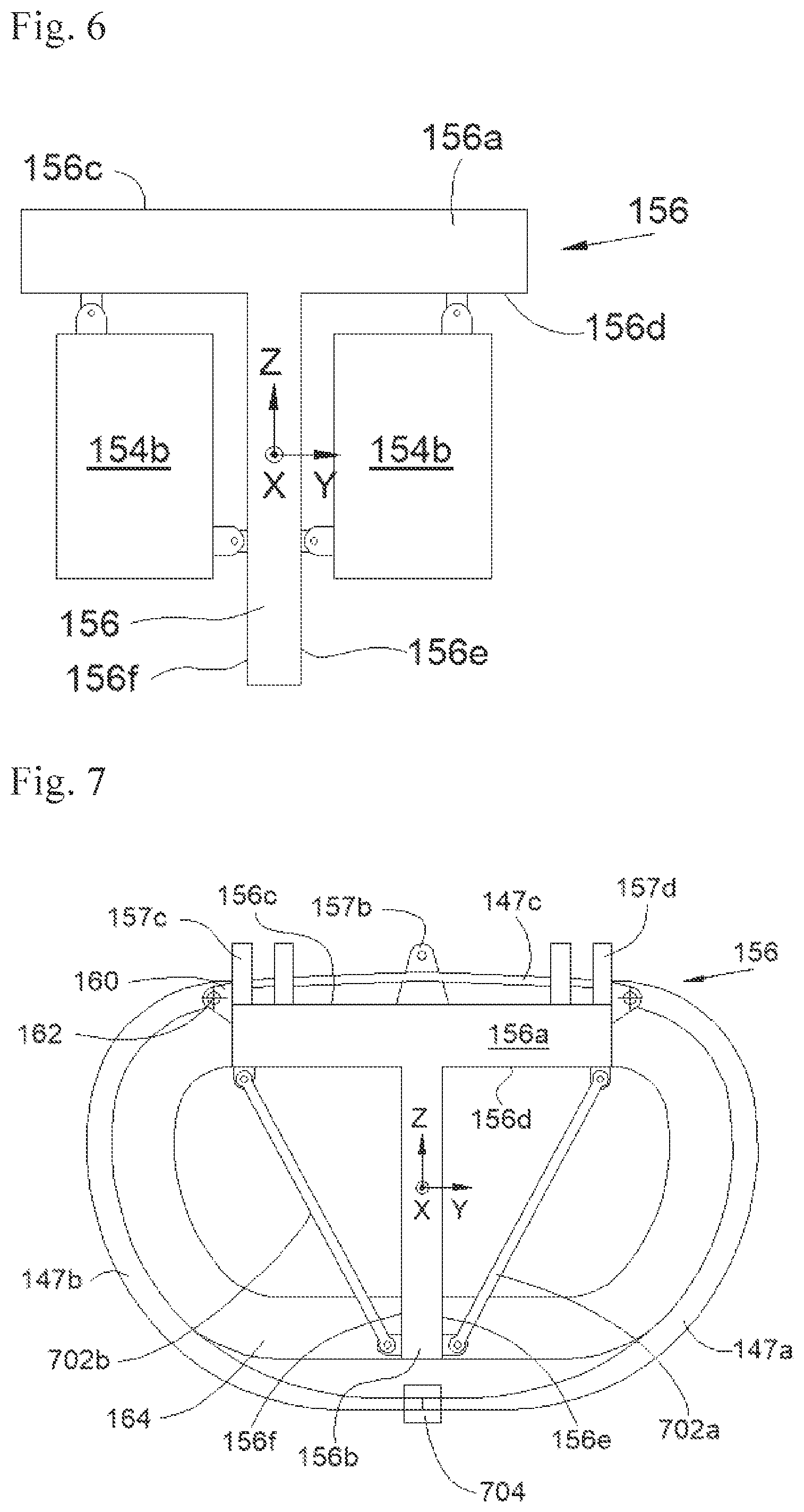 Patent US12377996 Figure 5 – Propeller propulsion system with T-shaped chassis