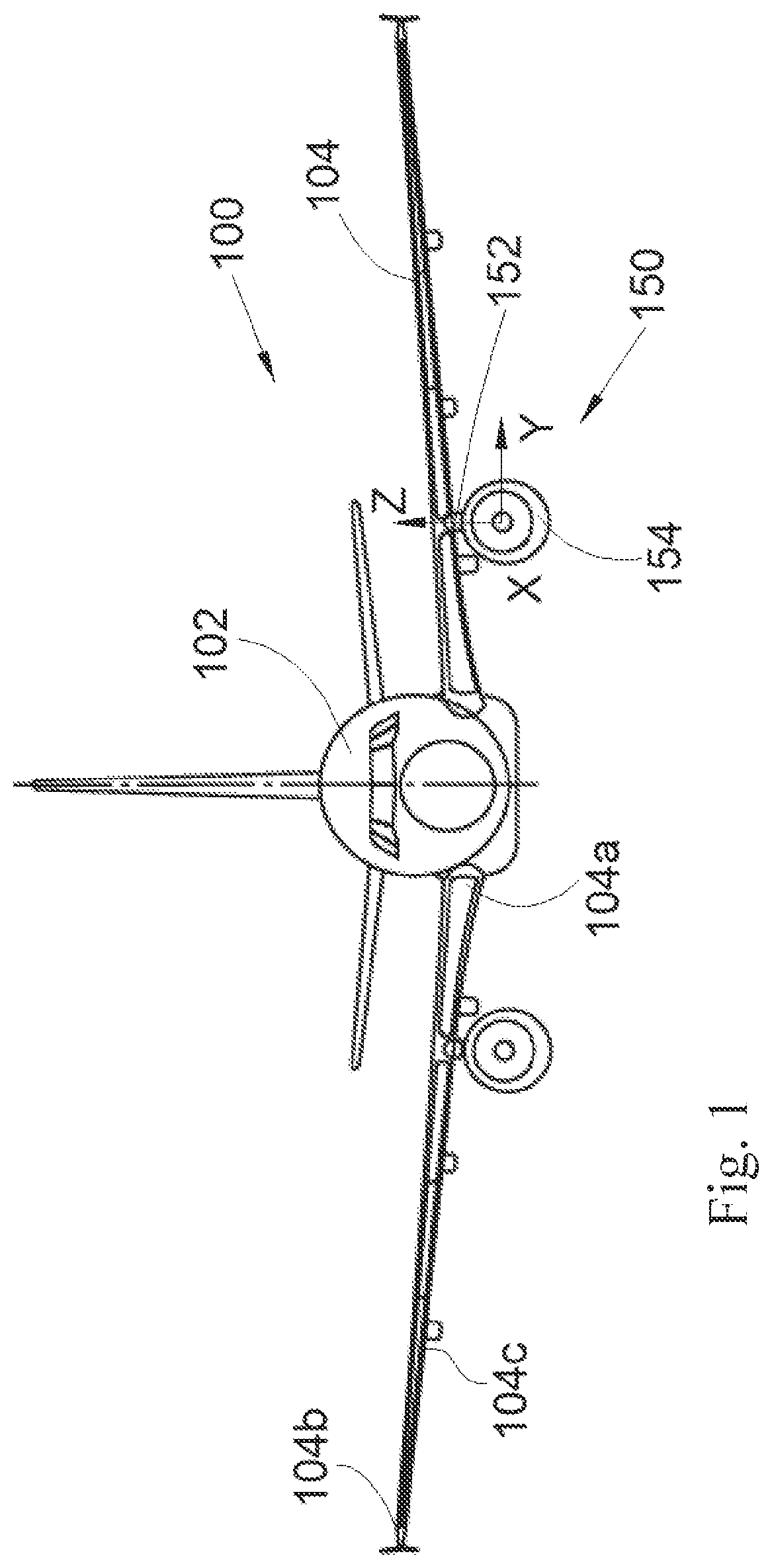 Patent US12377997 Figure 1 – Propulsion system of an aircraft, having an asymmetrical nacelle