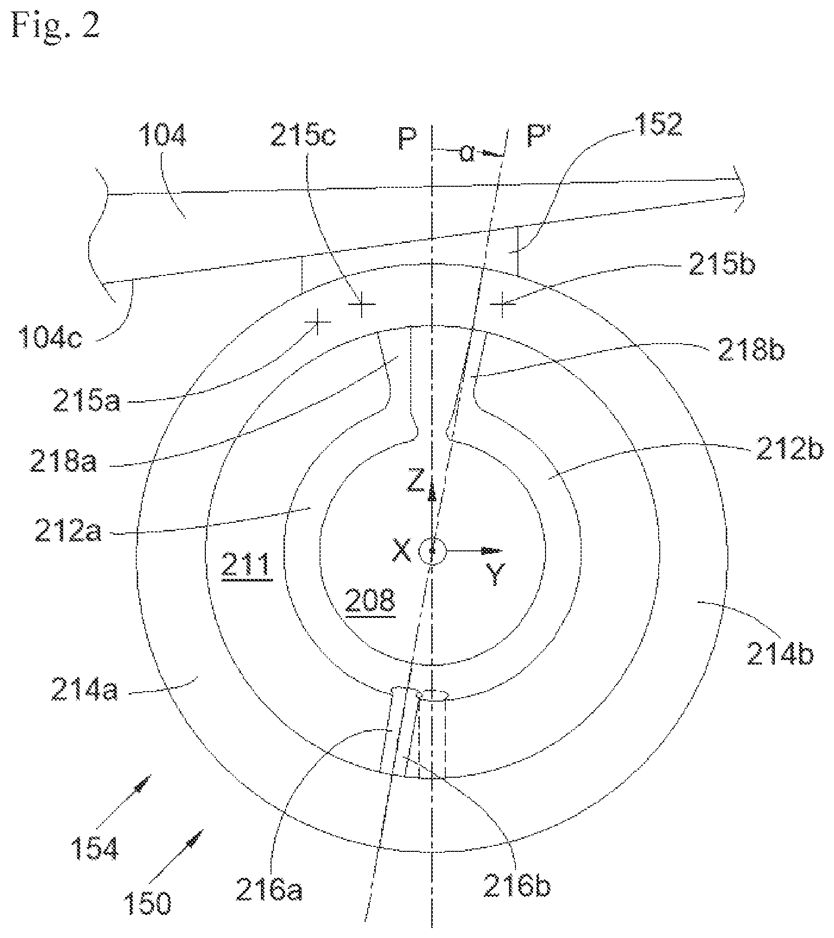 Patent US12377997 Figure 2 – Propulsion system of an aircraft, having an asymmetrical nacelle