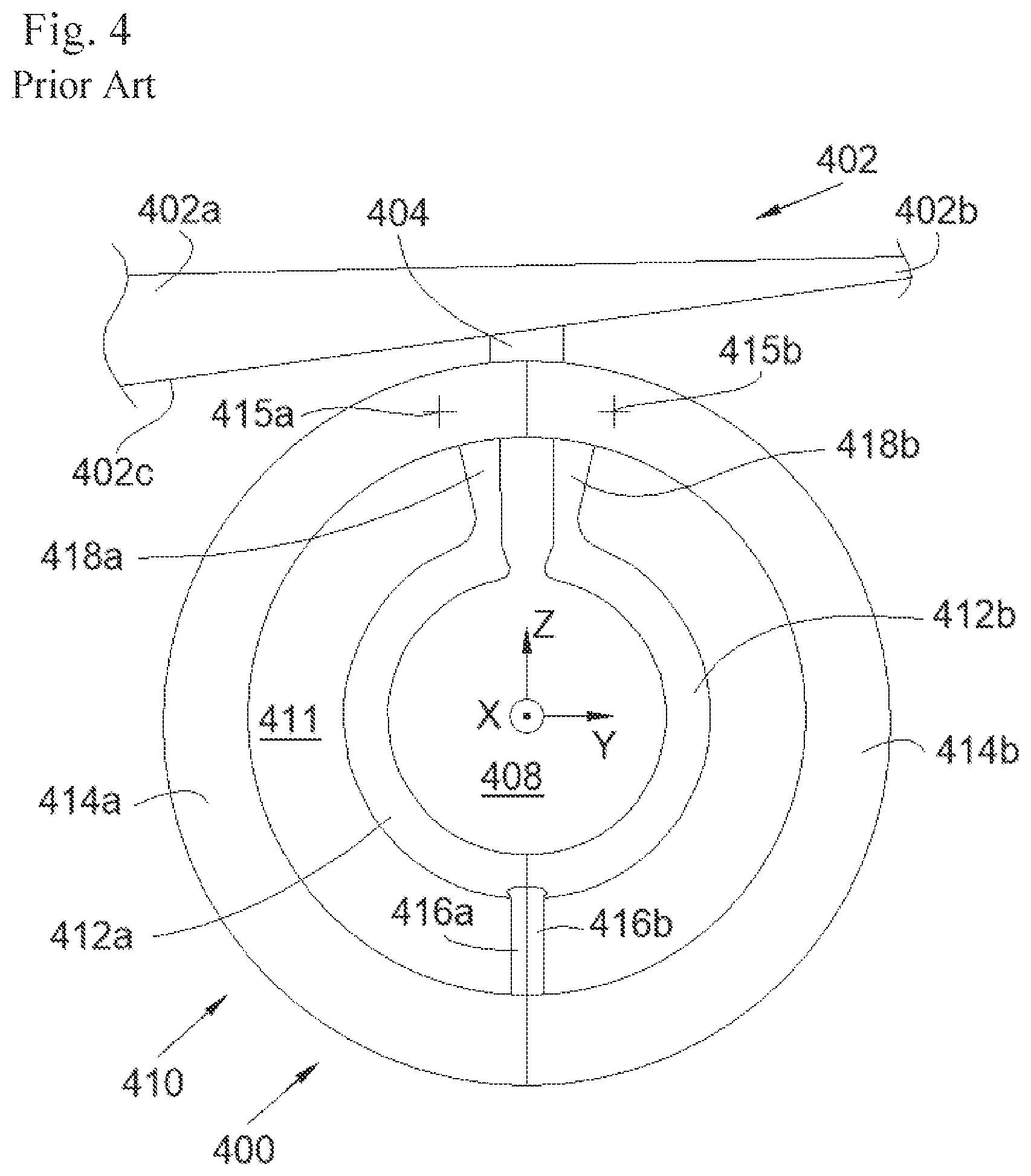 Patent US12377997 Figure 4 – Propulsion system of an aircraft, having an asymmetrical nacelle