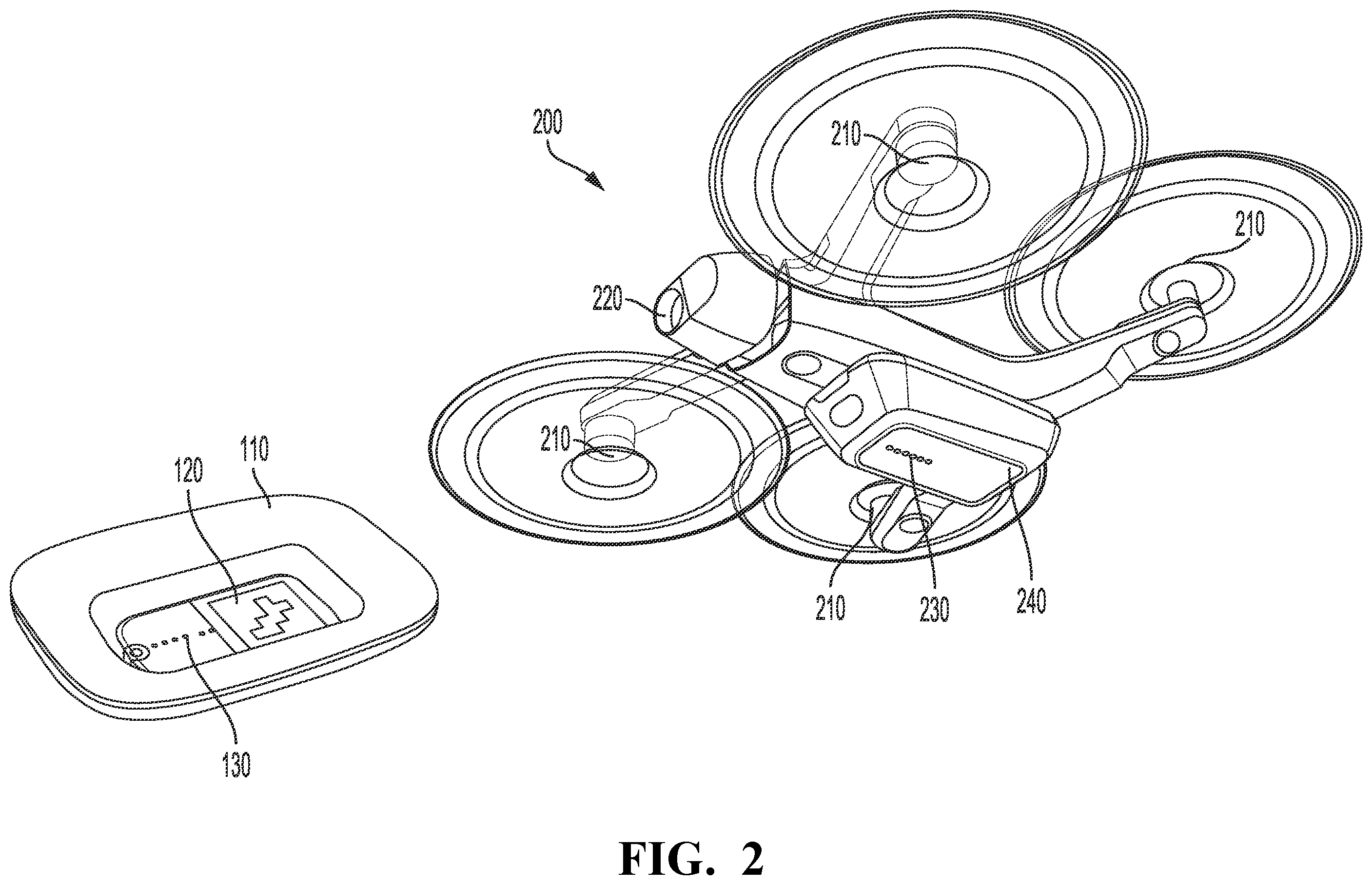 Patent US12378002 Figure 2 – Method of landing an unmanned aerial vehicle on a freestanding dock including a reconfigurable landing surface
