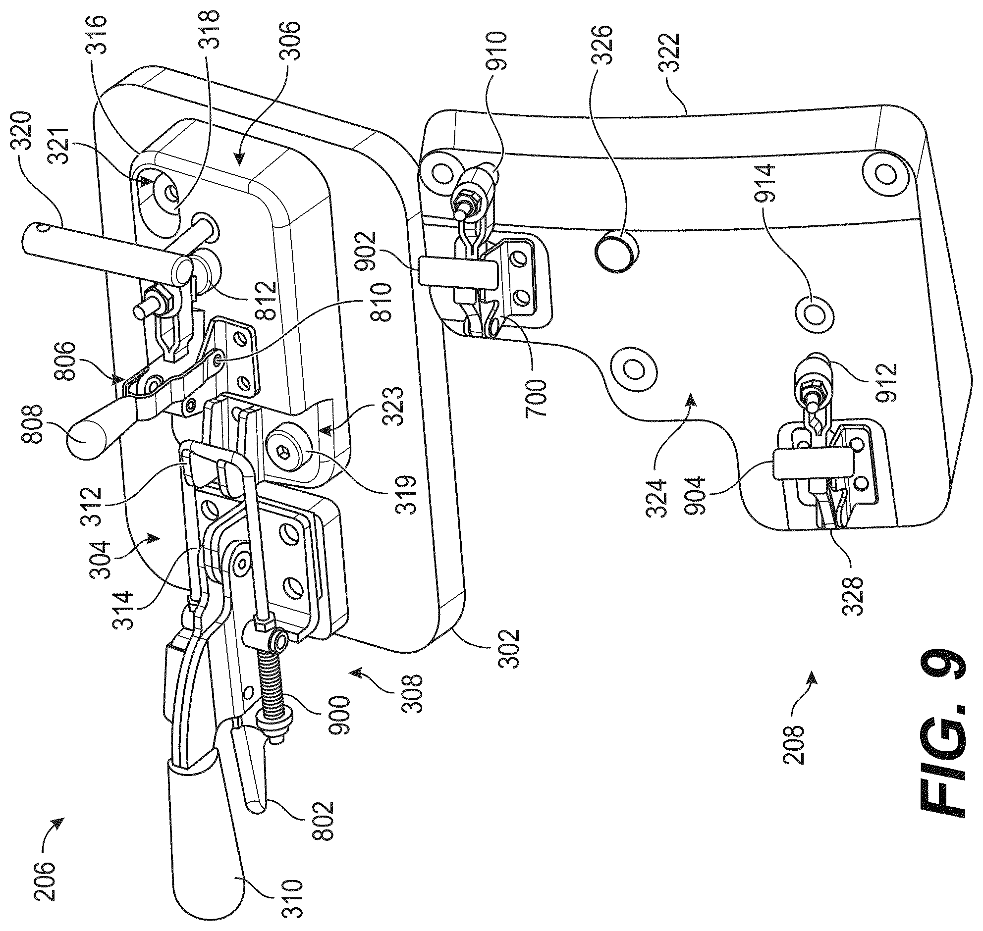 Patent US12378003 Figure 9 – Aircraft skin alignment system and method with edge indexing