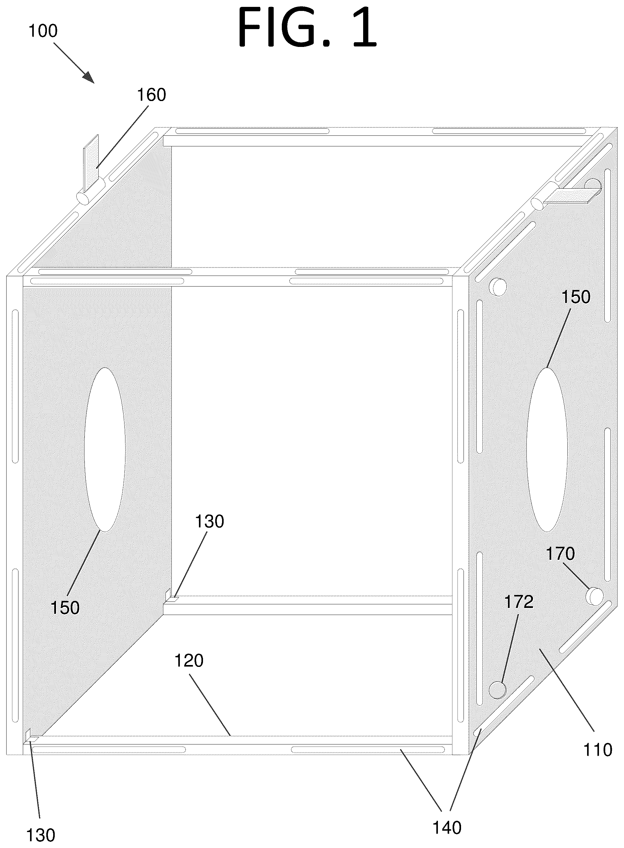 Patent US12378006 Figure 1 – Interlocking, reconfigurable, reconstitutable, reformable cell-based space system