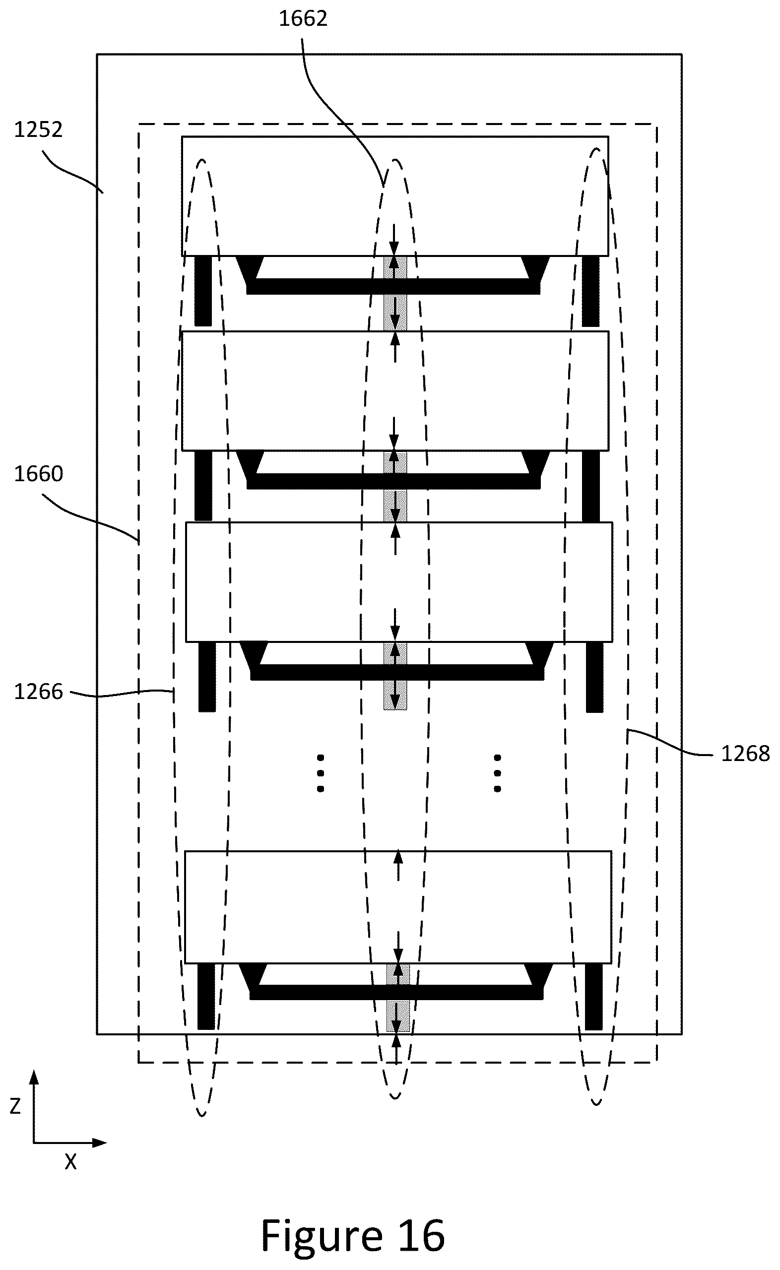 Patent US12378008 Figure 12 – Solar array spring elements for stacking spacecraft