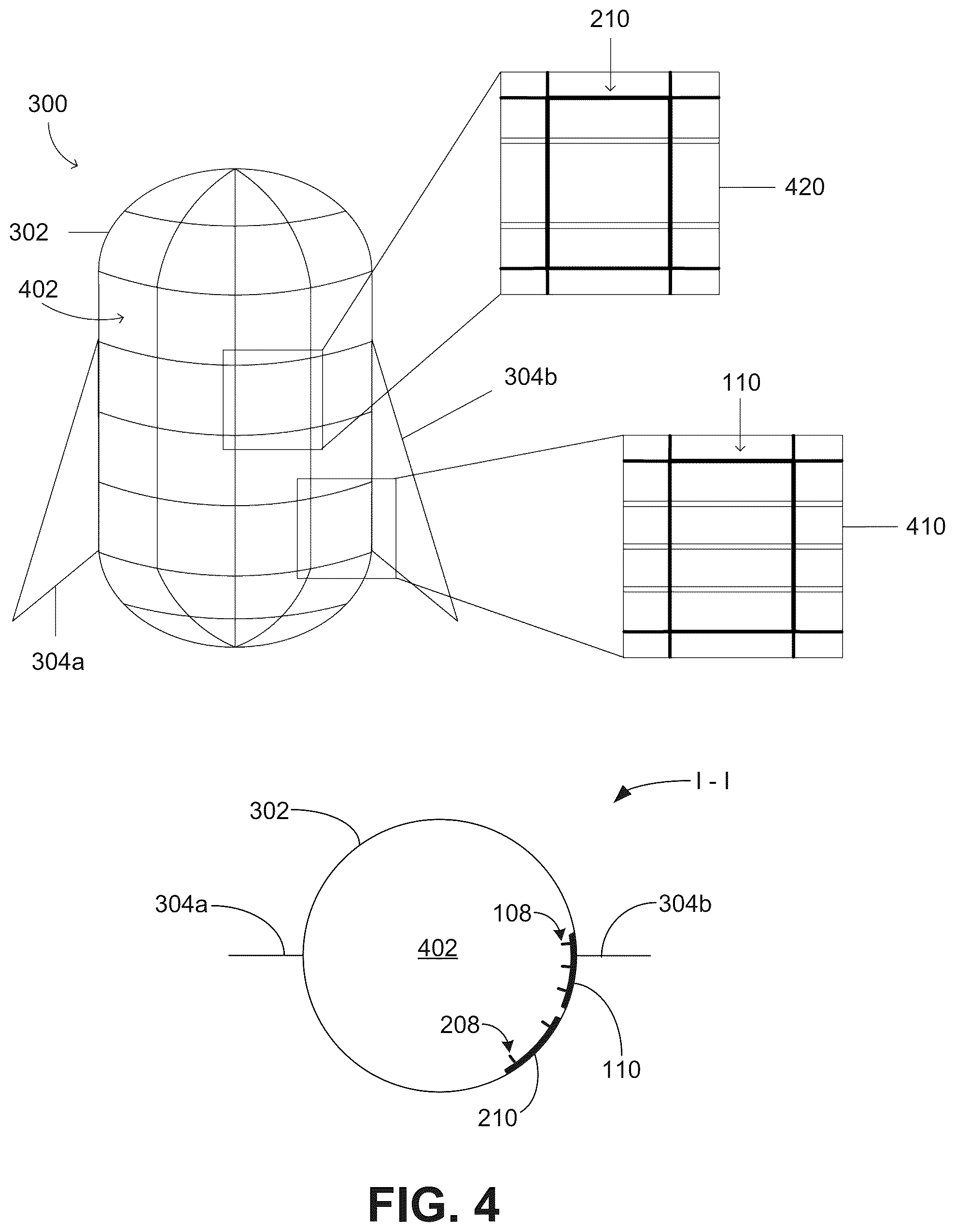 Patent US12378009 Figure 4 – Heat fins for heat dissipation of rocket components