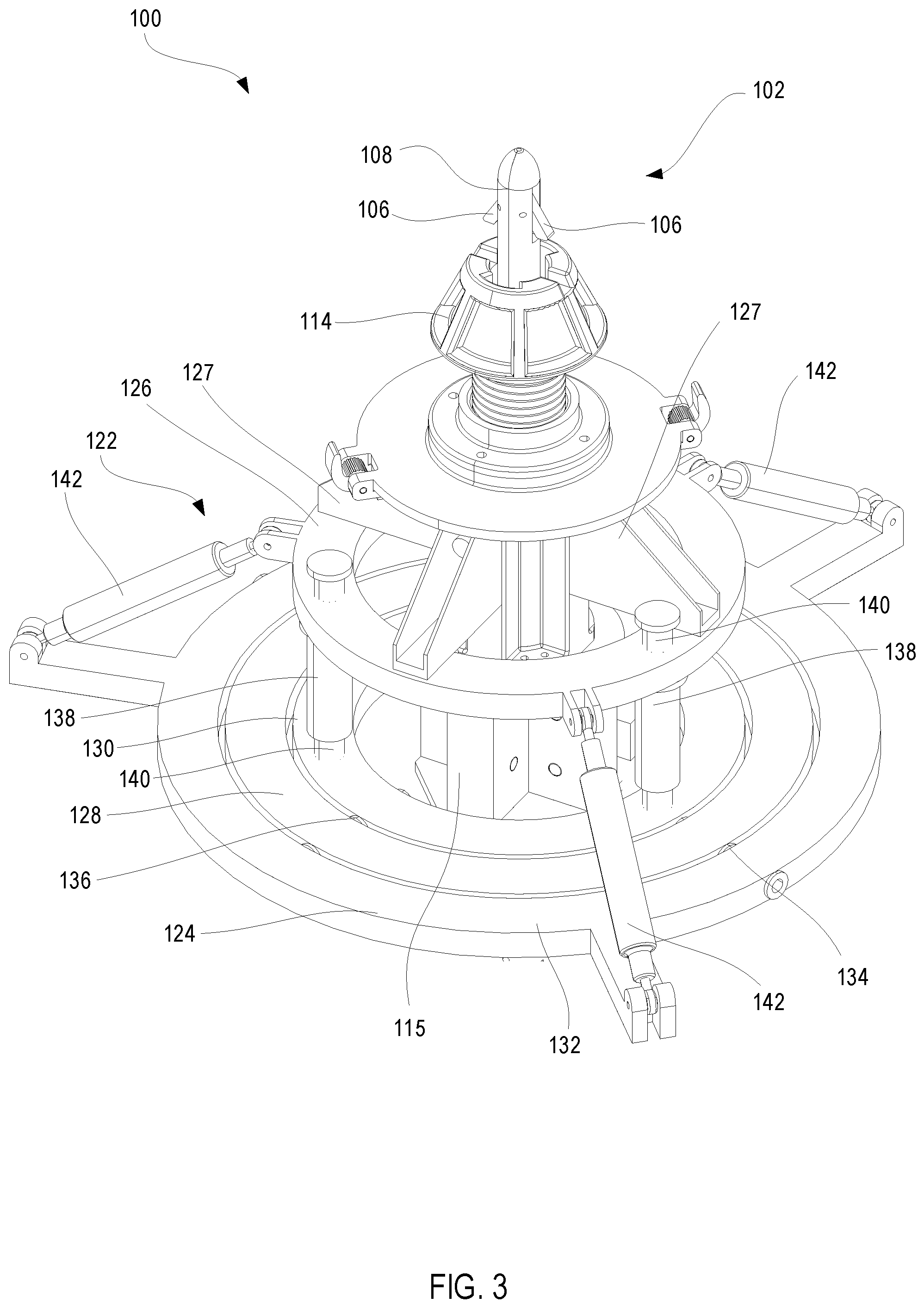 Patent US12378010 Figure 3 – Vehicle capture assemblies and related devices, systems, and methods