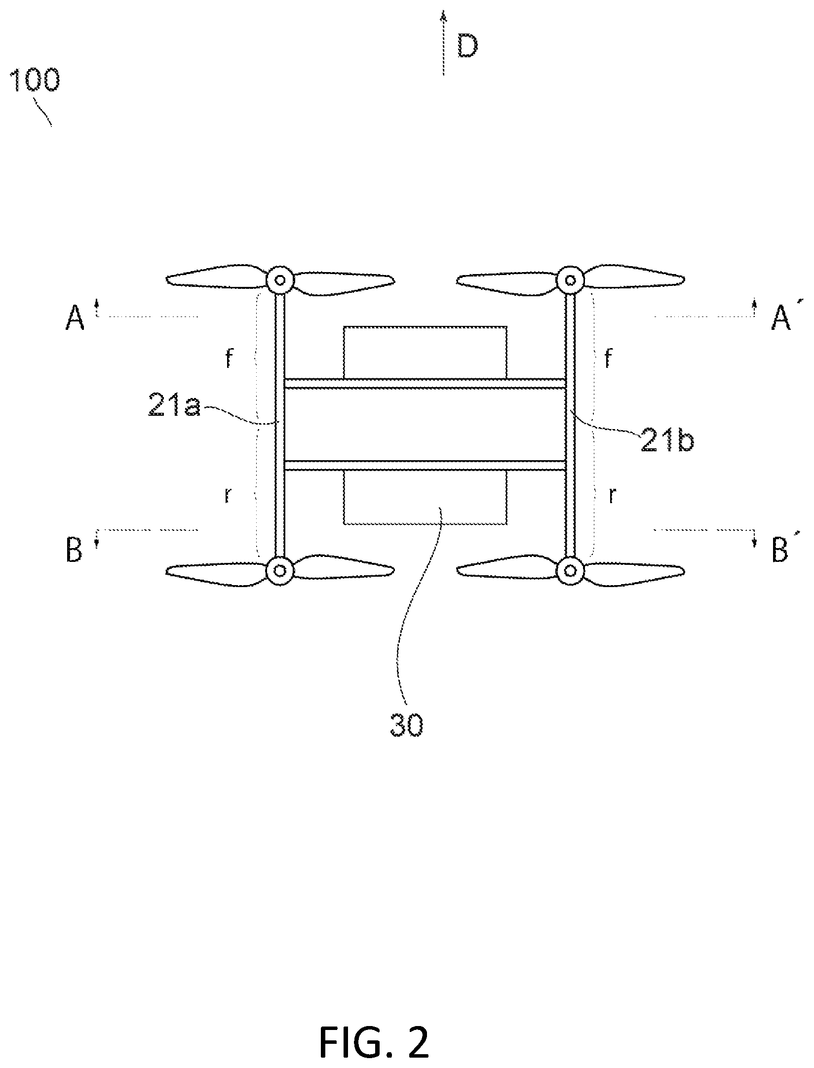 Patent US12378012 Figure 2 – Aerial vehicle