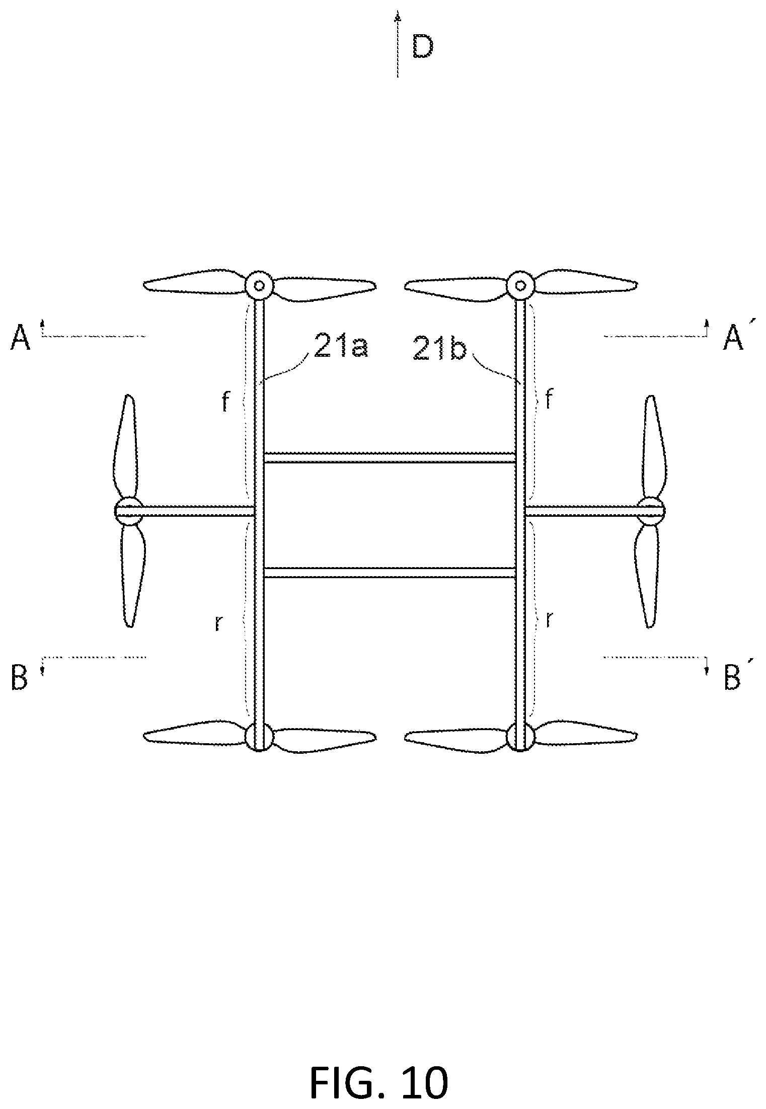 Patent US12378012 Figure 10 – Aerial vehicle