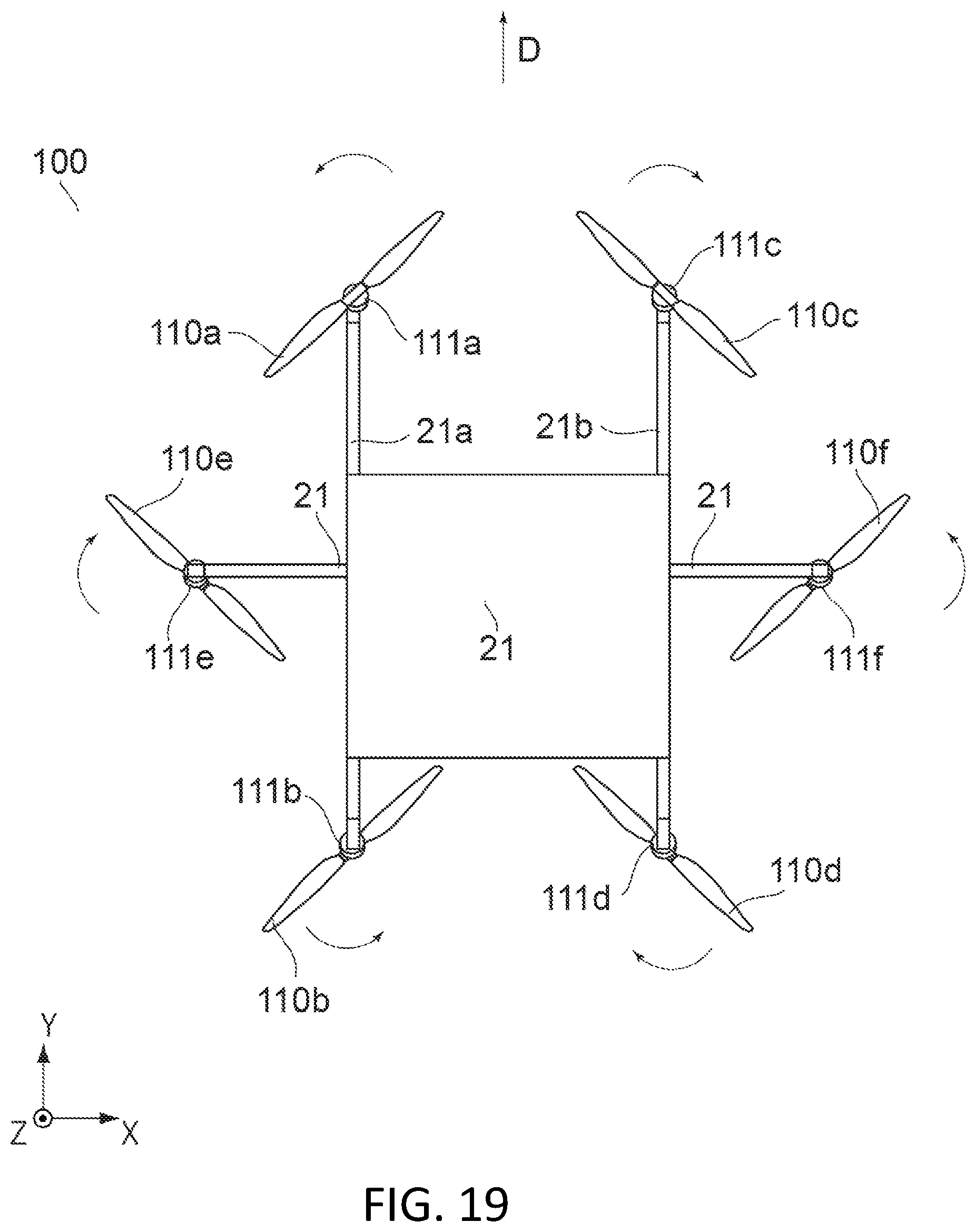 Patent US12378012 Figure 19 – Aerial vehicle