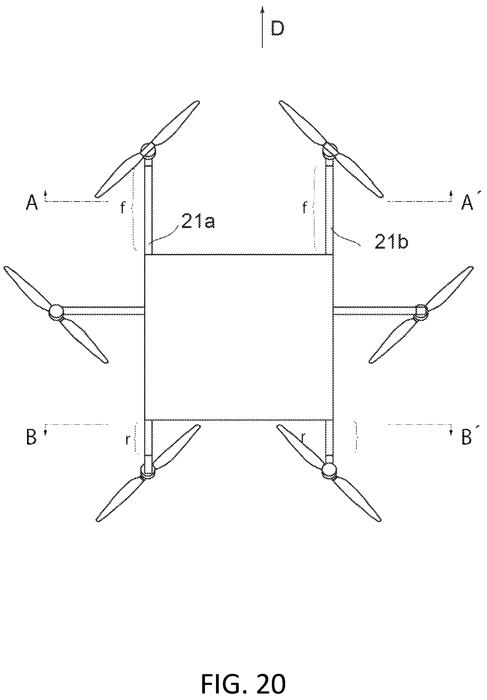 Patent US12378012 Figure 20 – Aerial vehicle