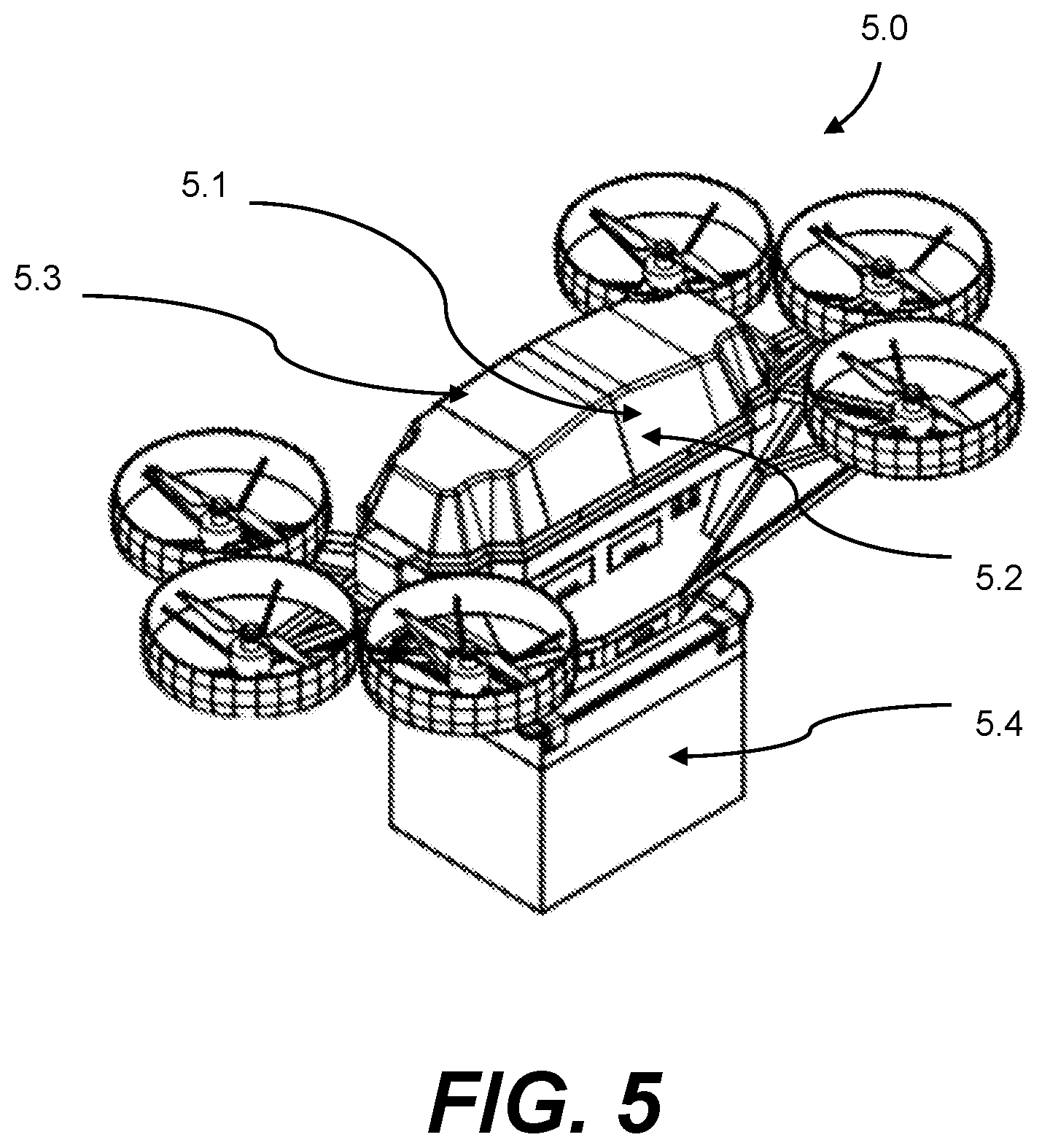 Patent US12378014 Figure 5 – Modular apparatus, design, concept for modules, connection, attachment and capability adding structural add ons for vehicles, structures