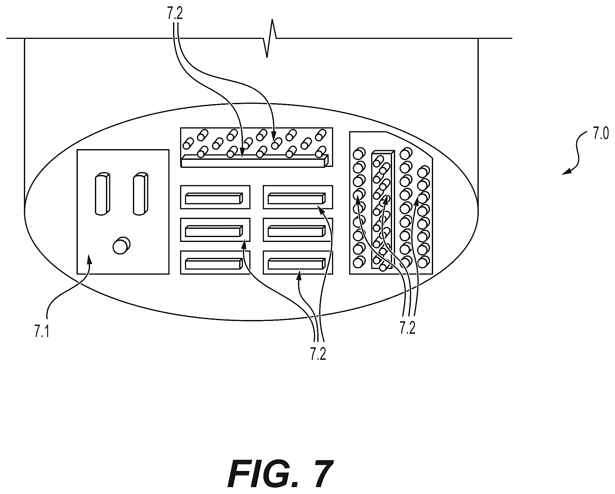 Patent US12378014 Figure 7 – Modular apparatus, design, concept for modules, connection, attachment and capability adding structural add ons for vehicles, structures