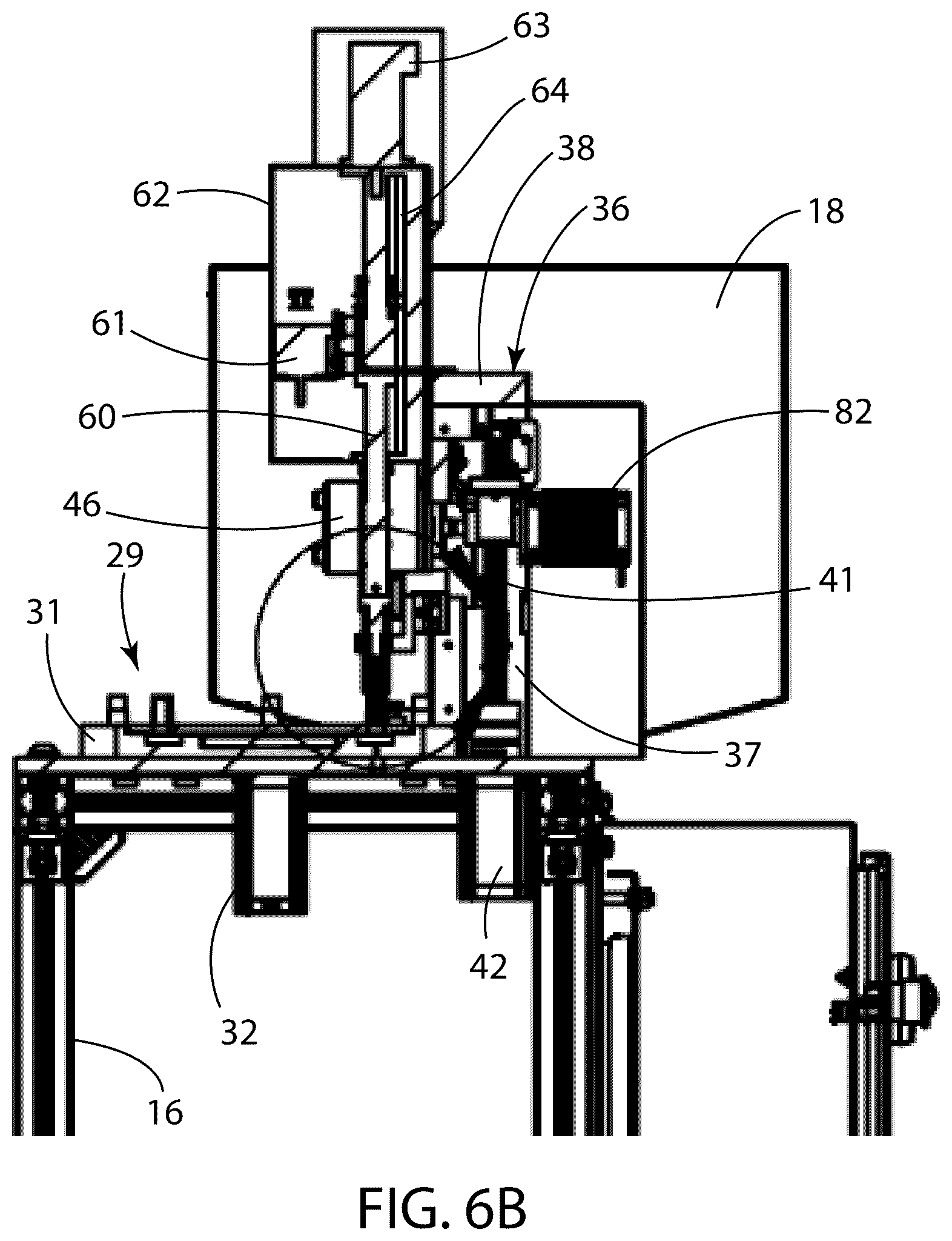 Patent US12378018 Figure 6 – Cartridge filler and capping machine for filling and capping cartridges with consumable fluids