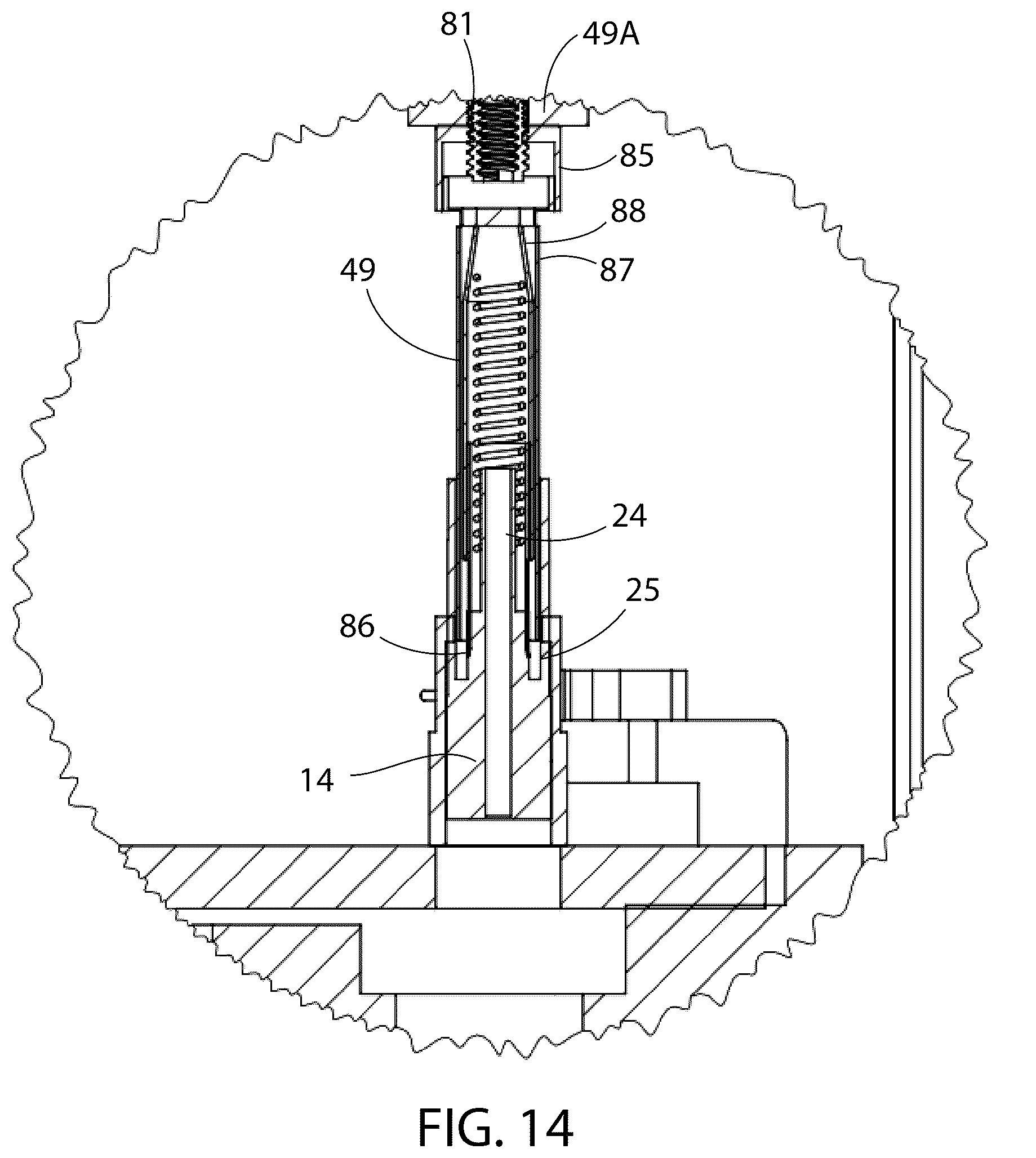 Patent US12378018 Figure 13 – Cartridge filler and capping machine for filling and capping cartridges with consumable fluids