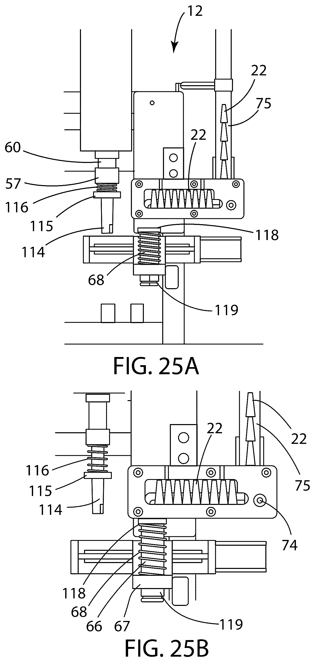 Patent US12378018 Figure 18 – Cartridge filler and capping machine for filling and capping cartridges with consumable fluids