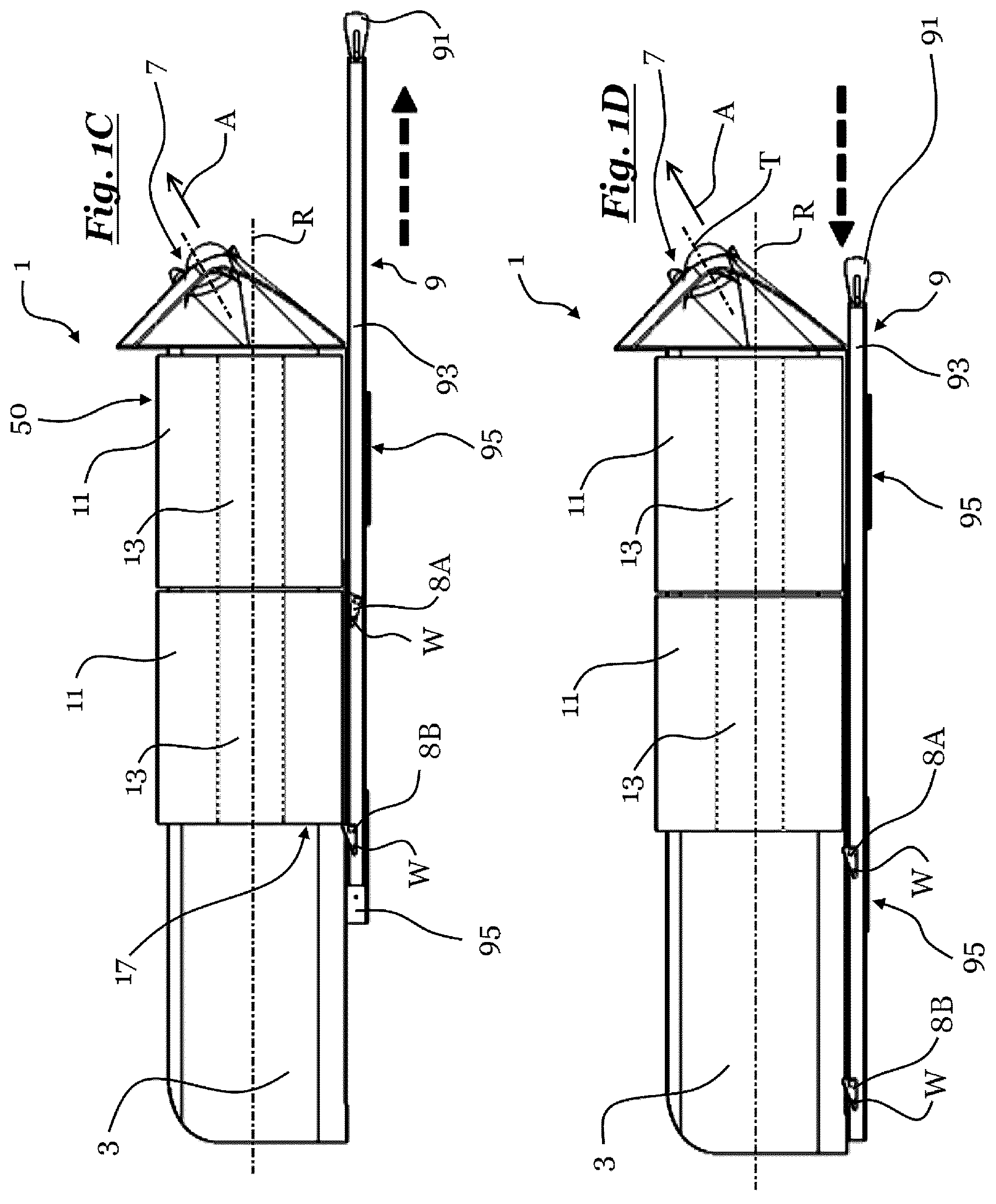 Patent US12378019 Figure 2 – Apparatus for the manual or machine production of a tube-like packaging material and packing station