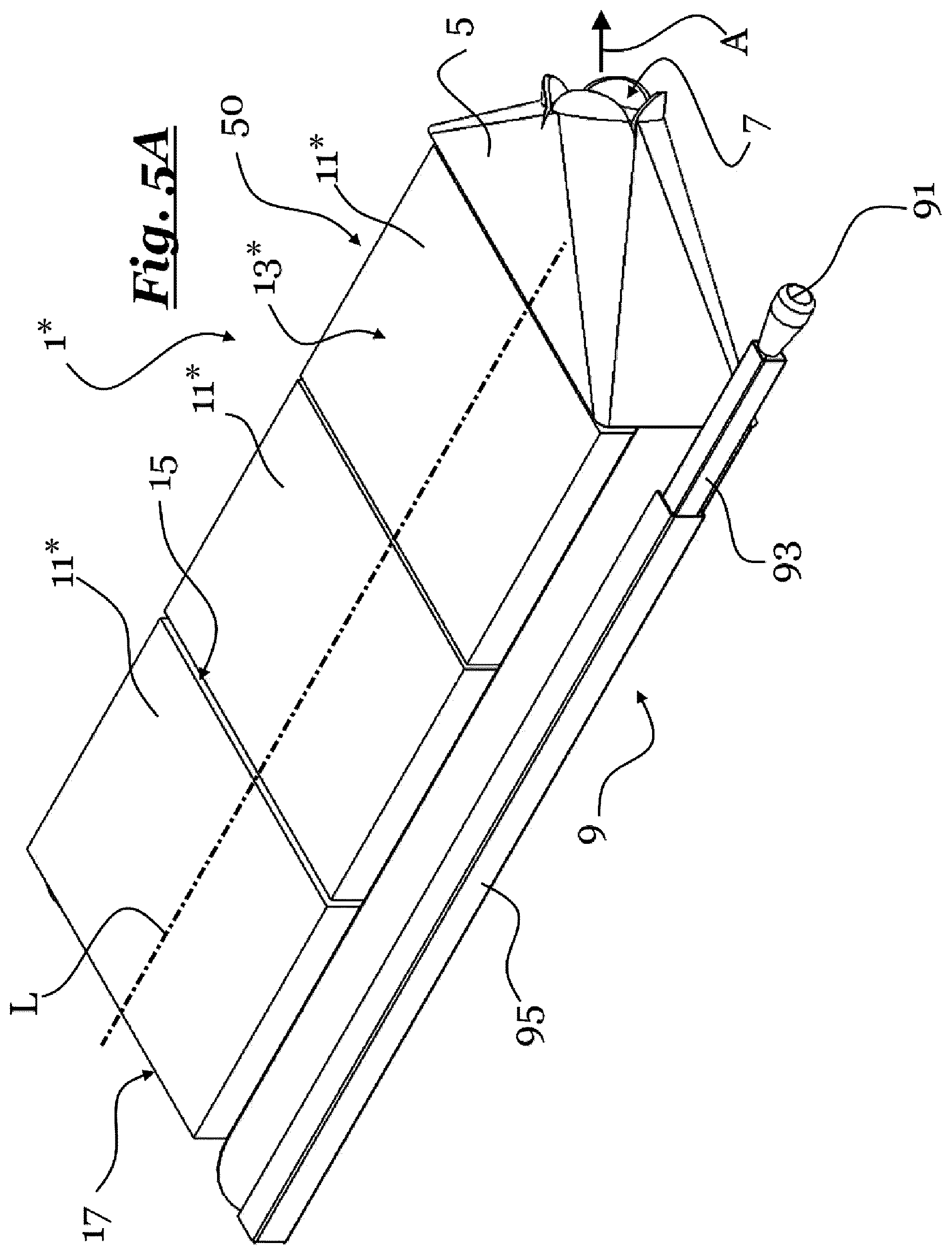 Patent US12378019 Figure 6 – Apparatus for the manual or machine production of a tube-like packaging material and packing station