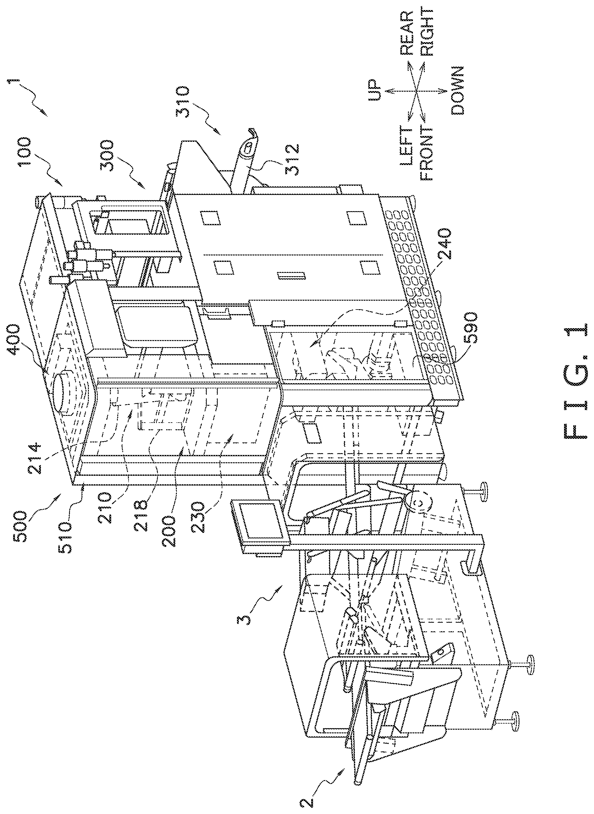 Patent US12378020 Figure 1 – Bagmaking and packaging apparatus
