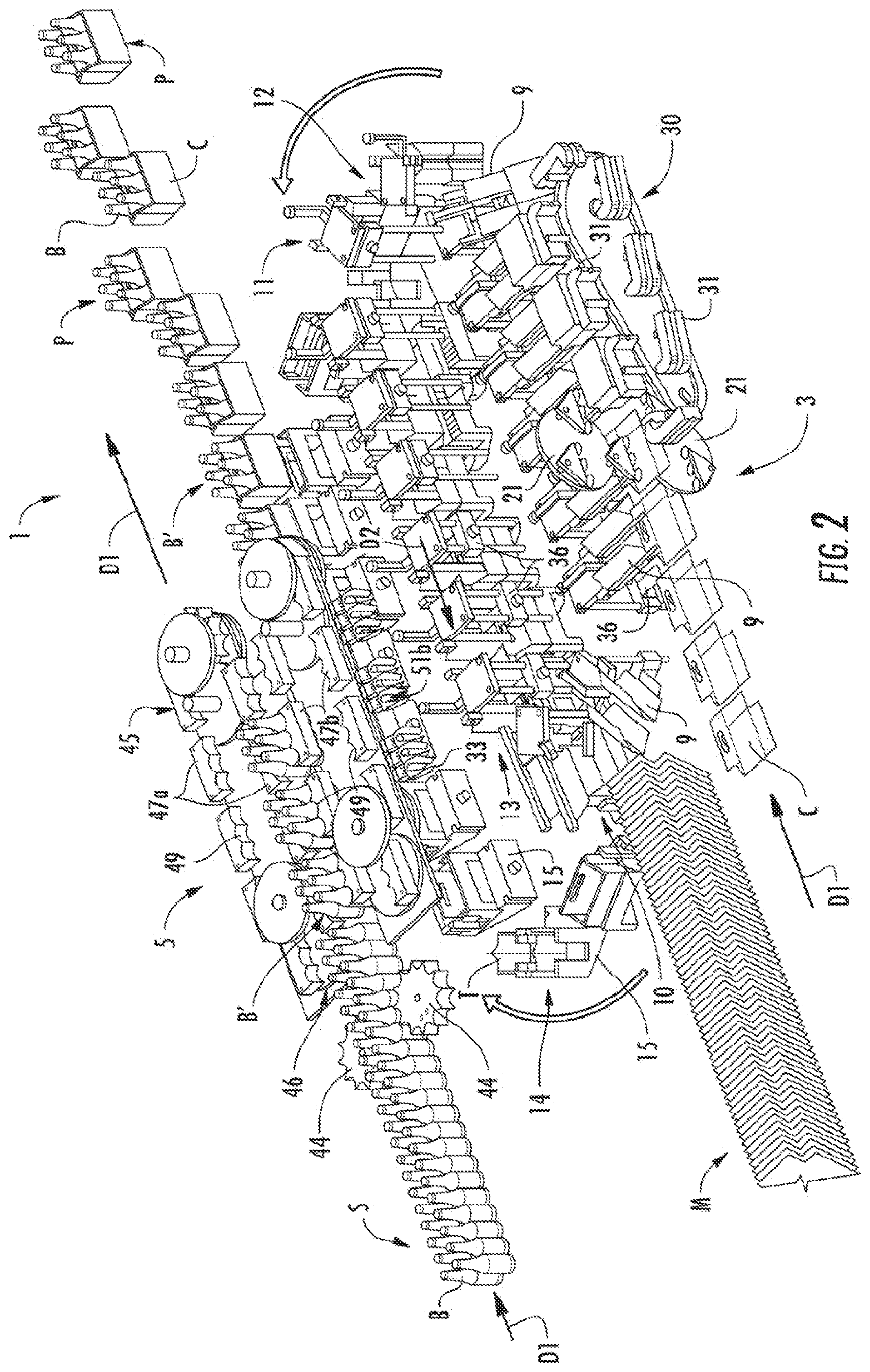 Patent US12378023 Figure 2 – Packaging system