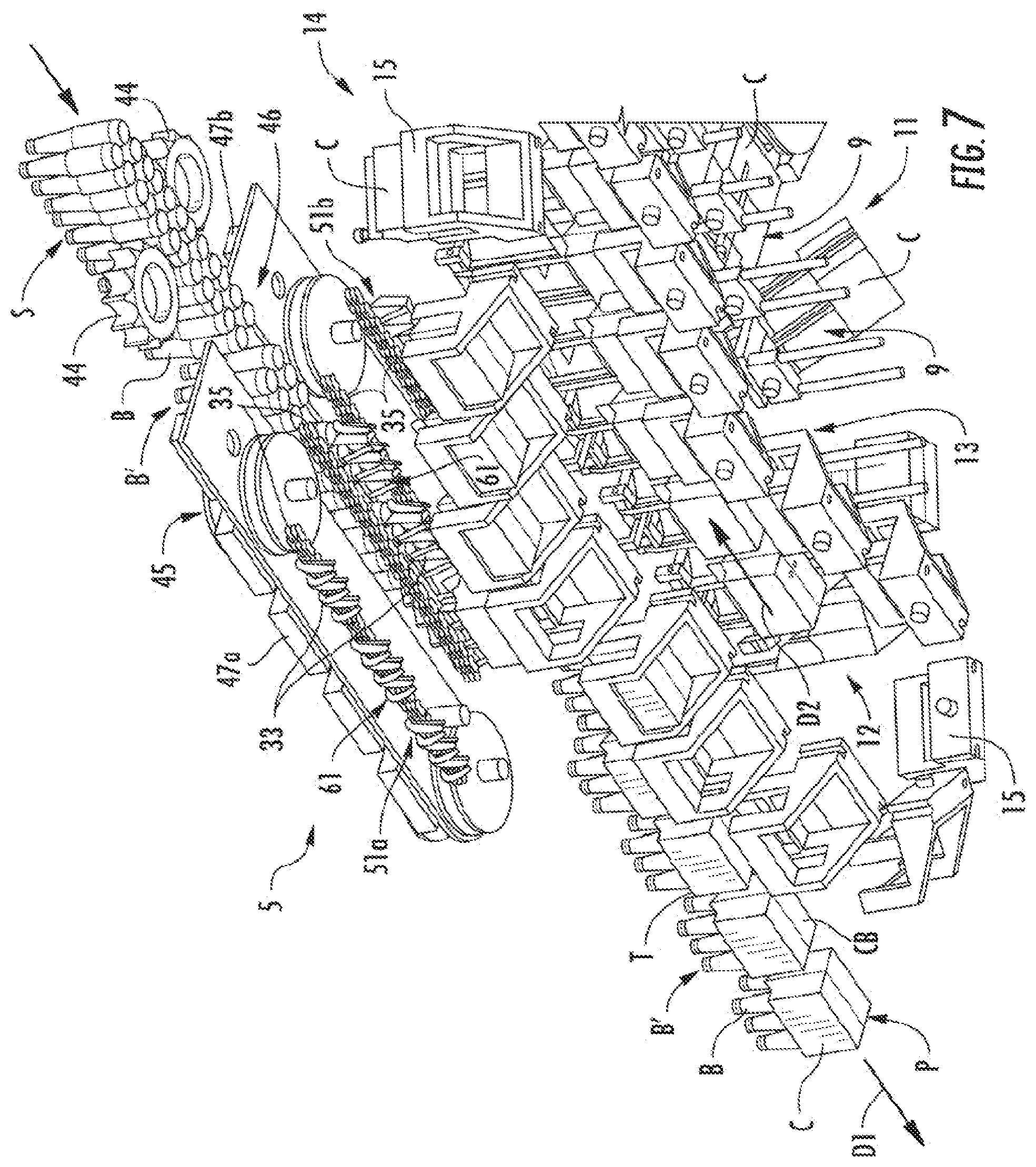 Patent US12378023 Figure 6 – Packaging system