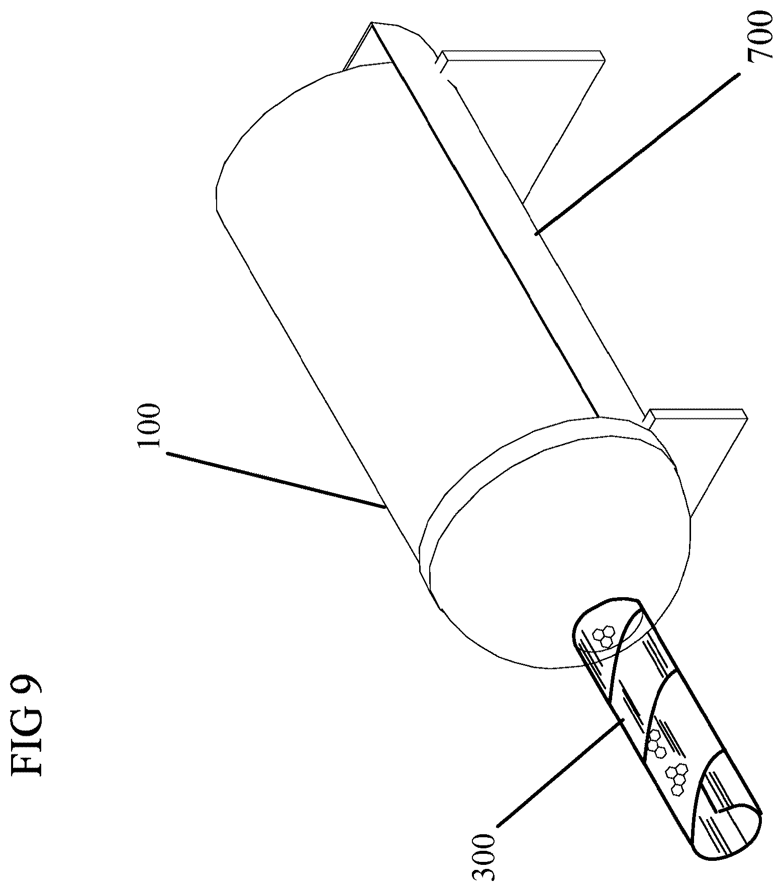 Patent US12378025 Figure 9 – Expanded slit sheet void fill dispensing systems and methods
