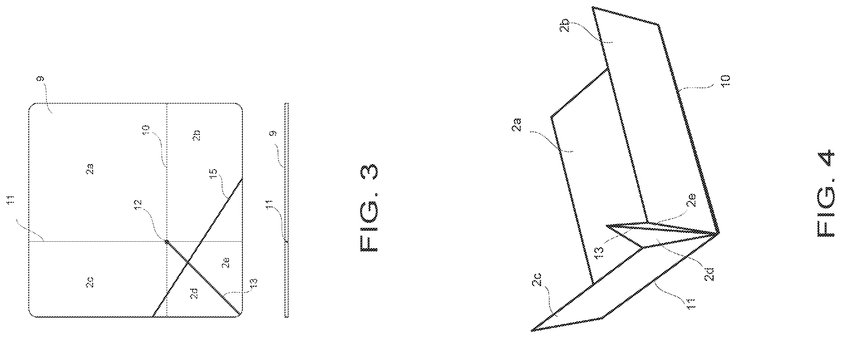 Patent US12378026 Figure 2 – Creasing tool and gift wrapping method using said creasing tool
