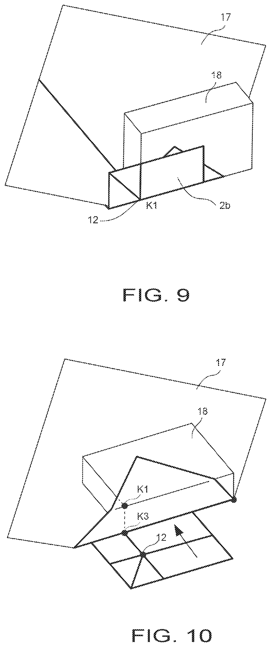 Patent US12378026 Figure 6 – Creasing tool and gift wrapping method using said creasing tool