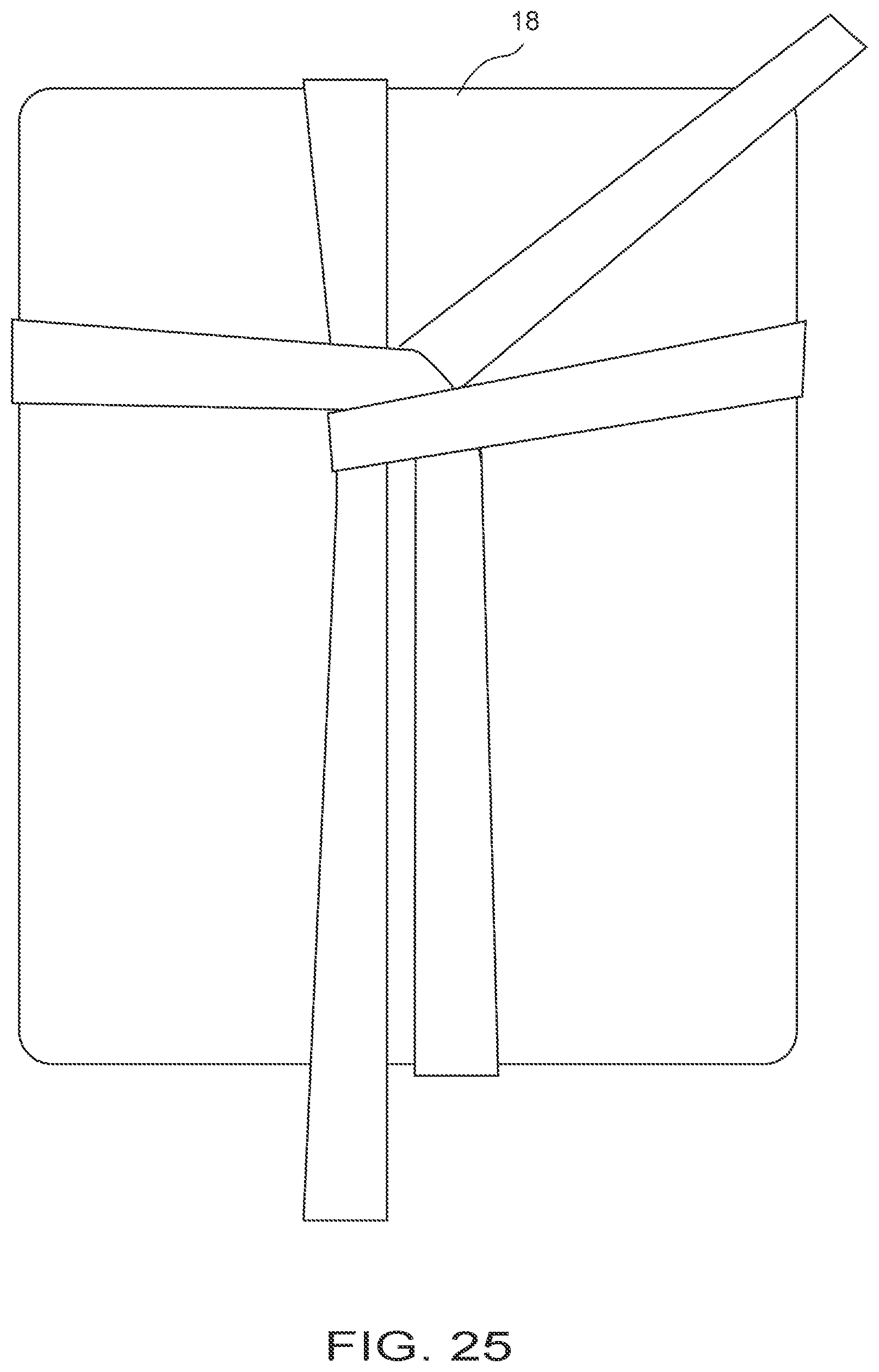 Patent US12378026 Figure 18 – Creasing tool and gift wrapping method using said creasing tool