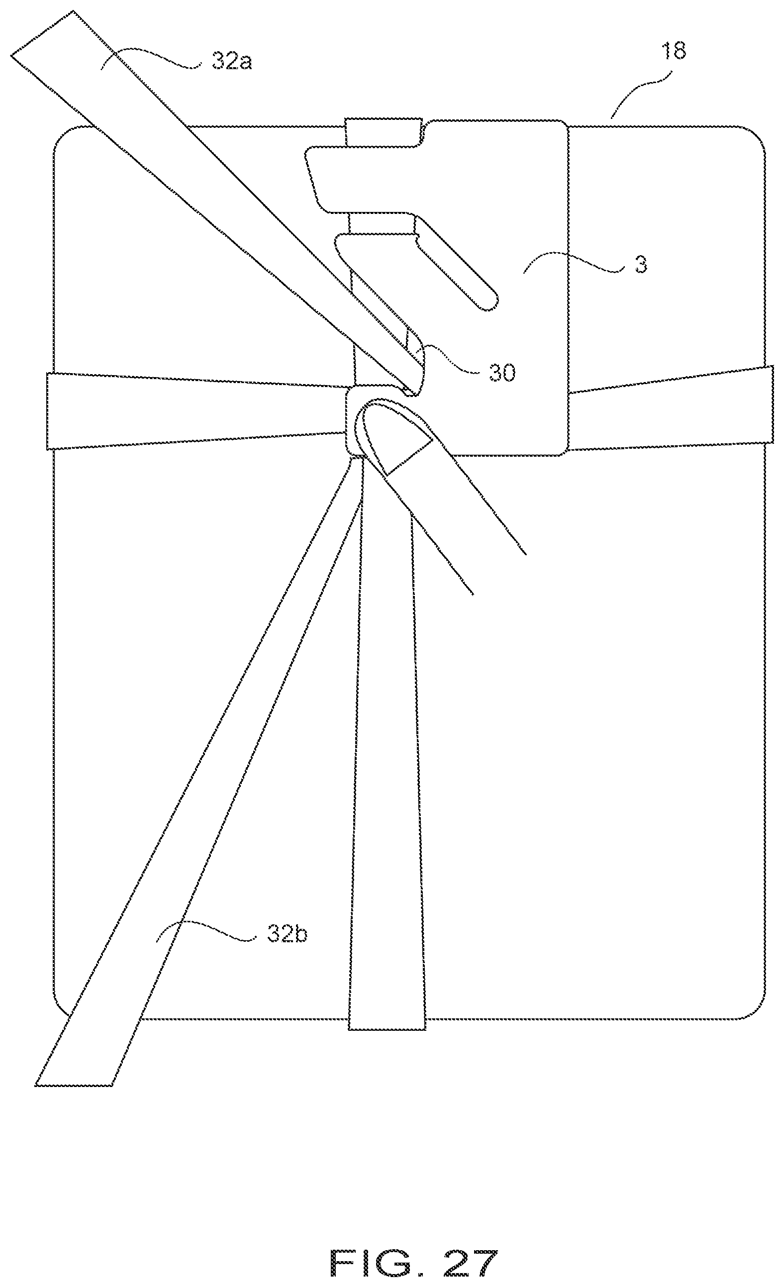 Patent US12378026 Figure 20 – Creasing tool and gift wrapping method using said creasing tool