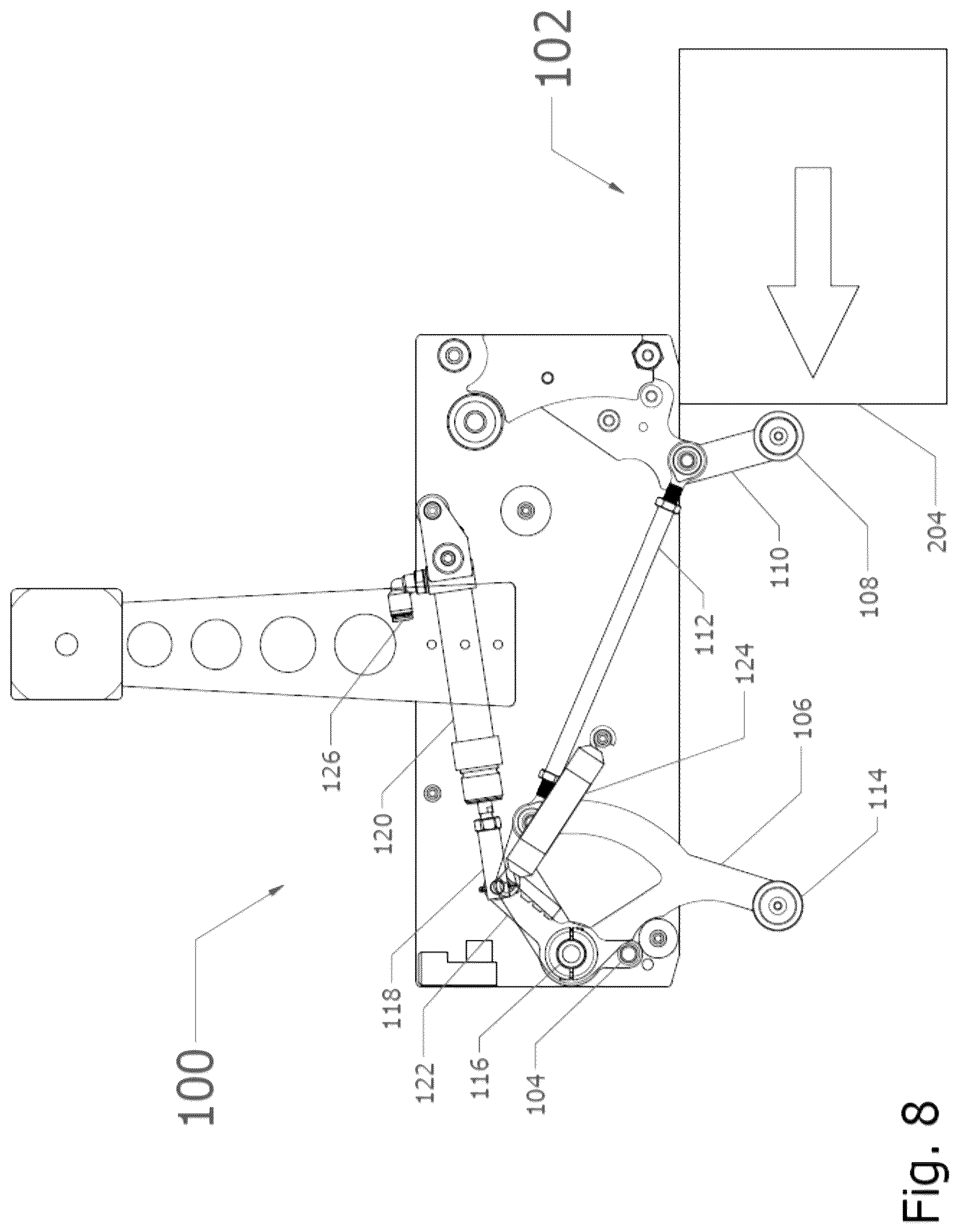 Patent US12378027 Figure 8 – Tape head assist assembly