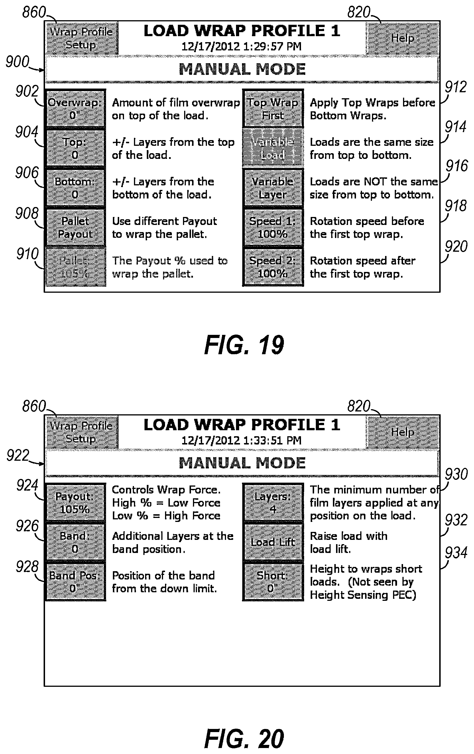 Patent US12378029 Figure 14 – Dynamic adjustment of wrap force parameter responsive to monitored wrap force and/or for film break reduction