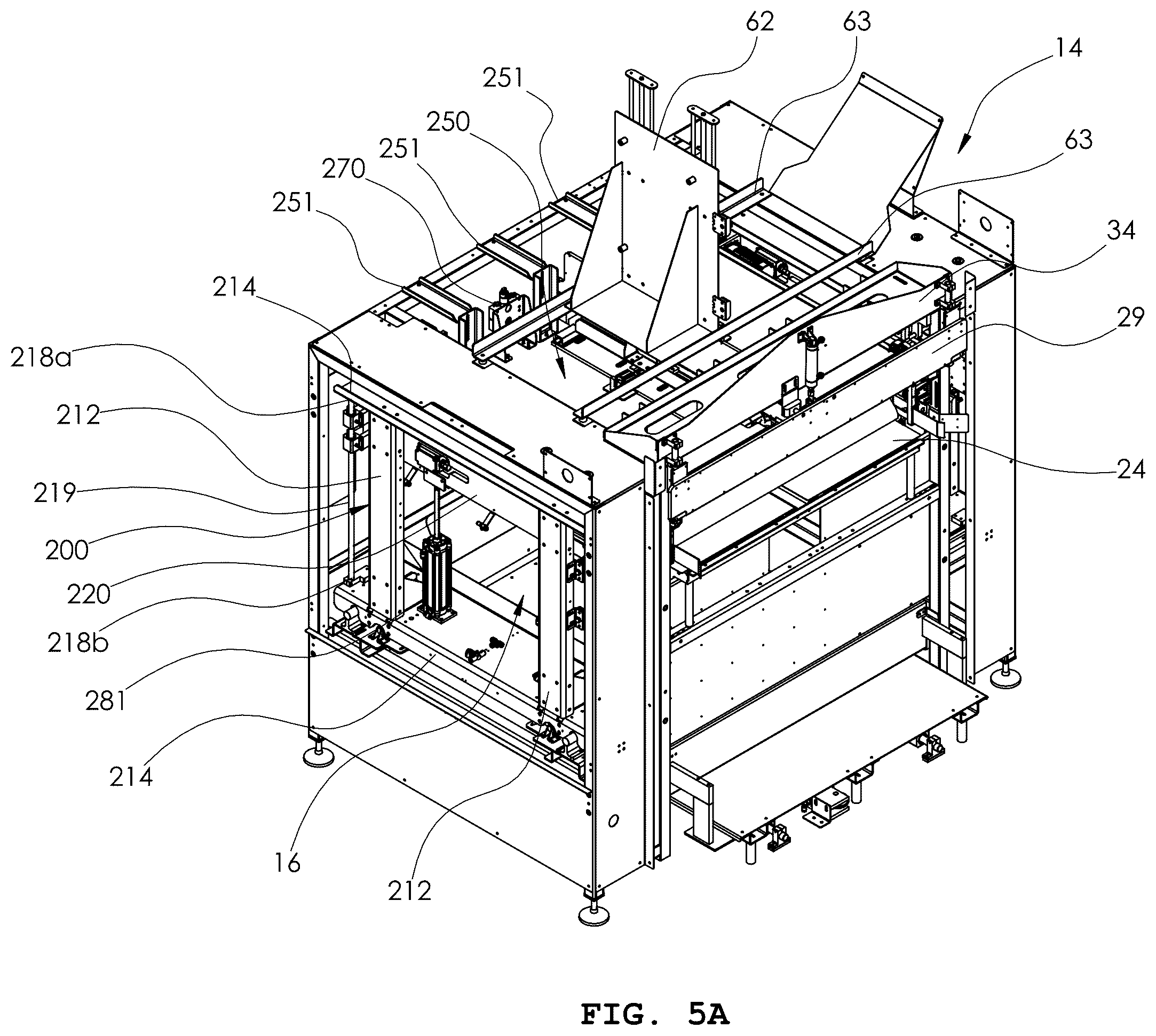 Patent US12378031 Figure 8 – Apparatus and method for debagging article arrays