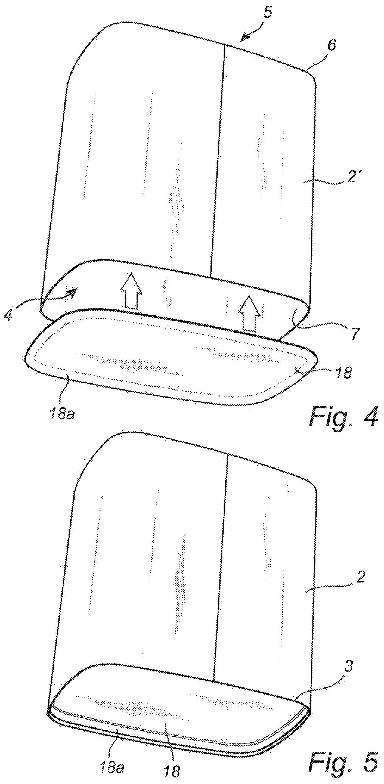 Patent US12378032 Figure 4 – Composite paperboard container with a rim comprising fibers, and a method for producing such a container
