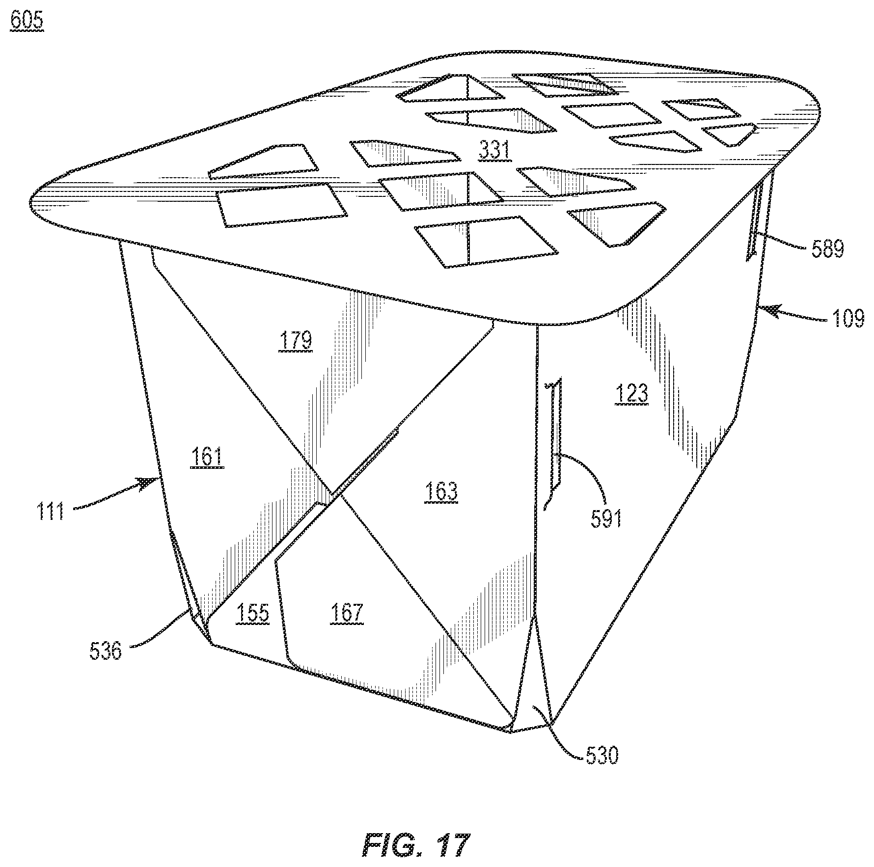 Patent US12378033 Figure 17 – Tray for food products