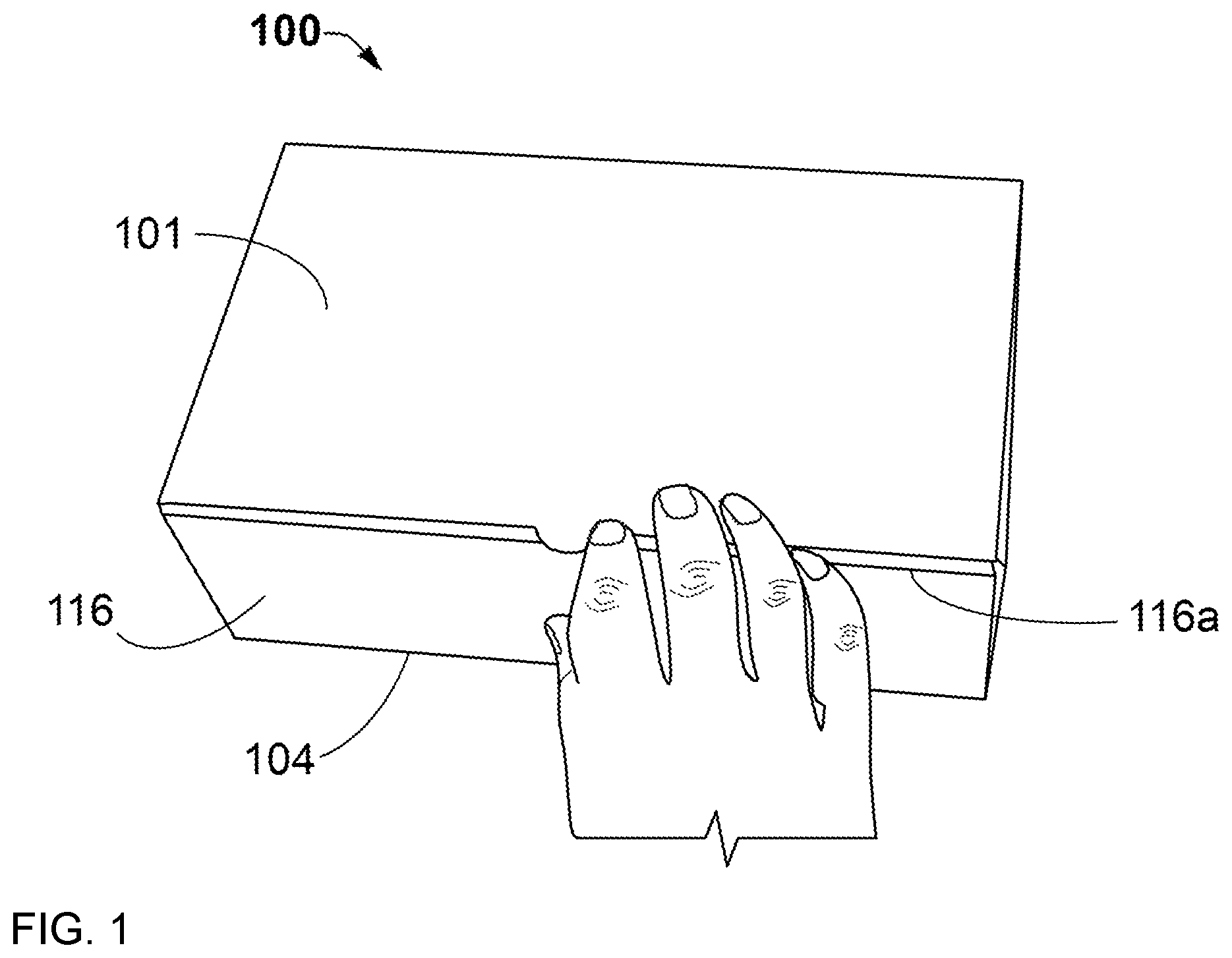 Patent US12378034 Figure 1 – Collapsible box