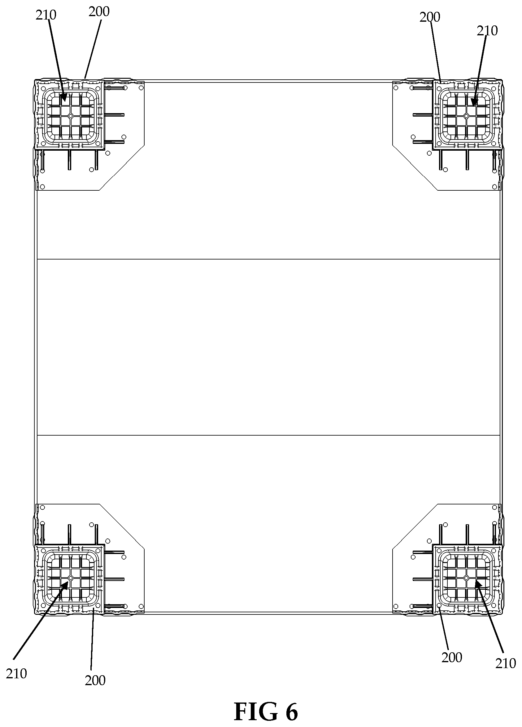 Patent US12378035 Figure 6 – Pallet system