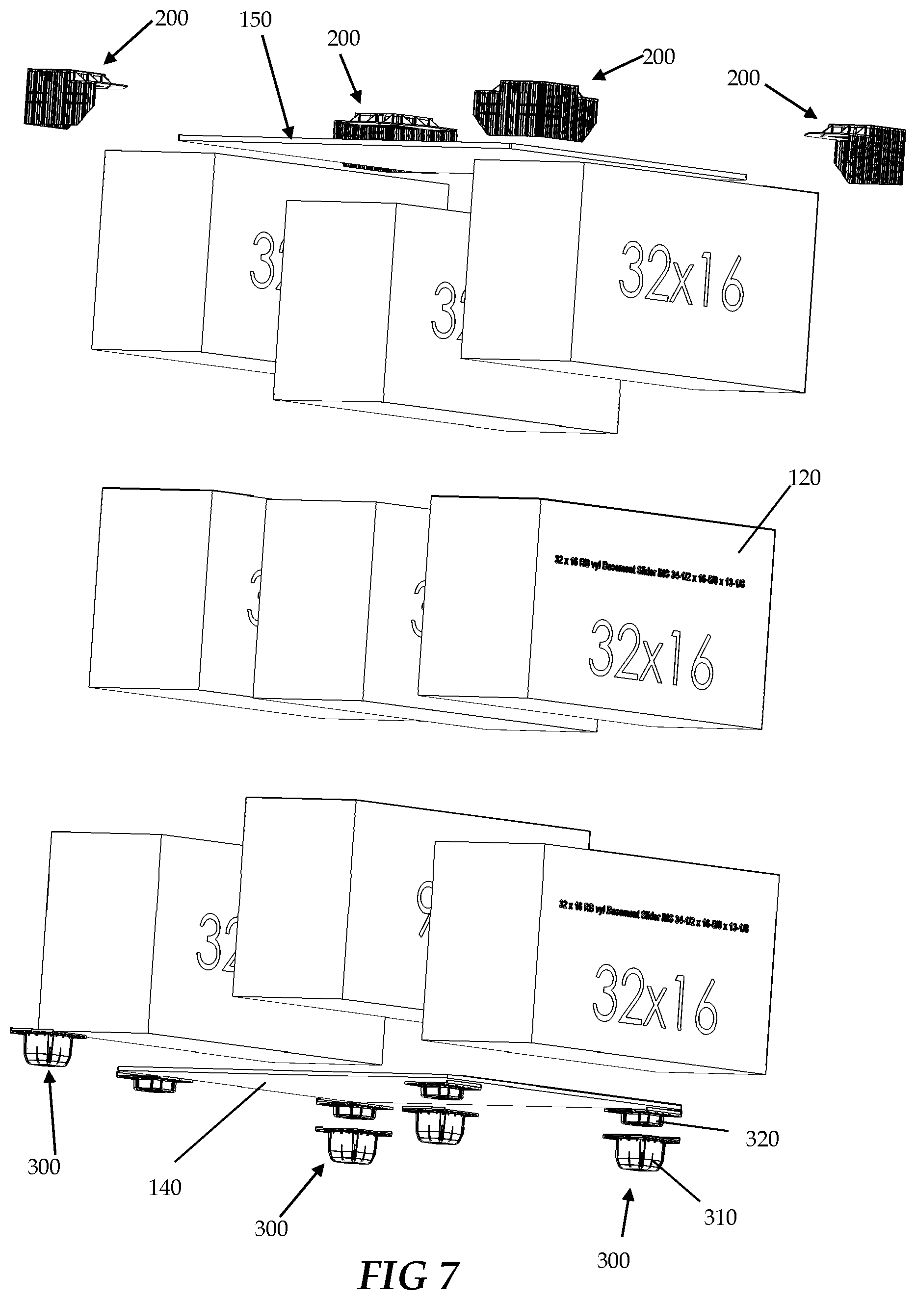 Patent US12378035 Figure 7 – Pallet system