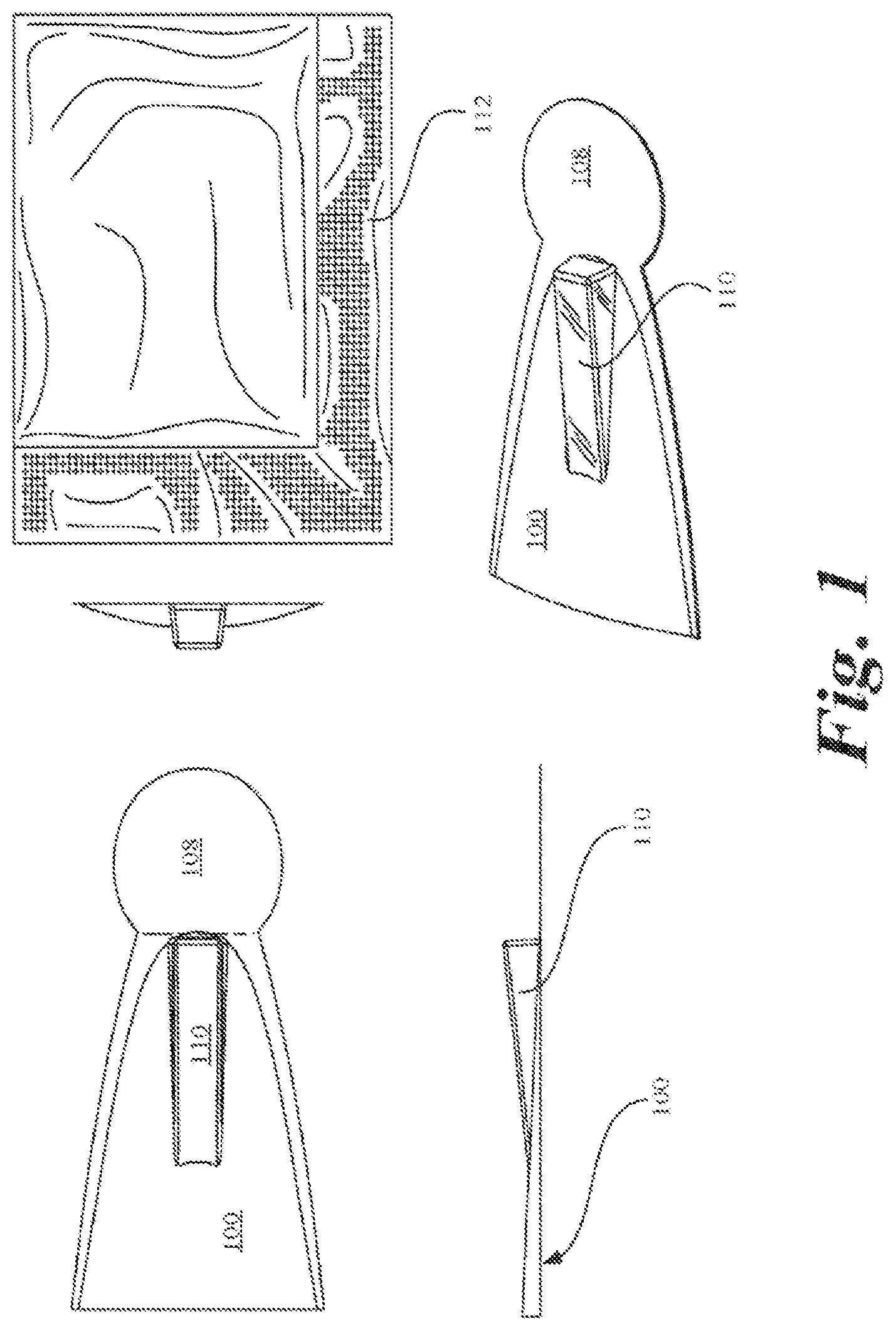 Patent US12378037 — Receptacle system with divider insert — Figure 1