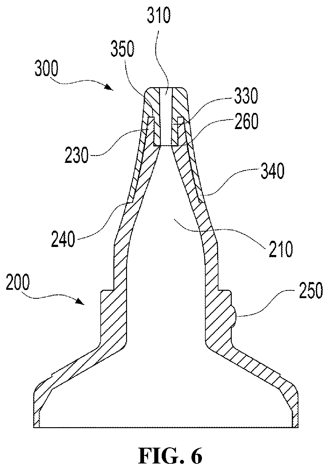 Patent US12378039 Figure 6 – Container