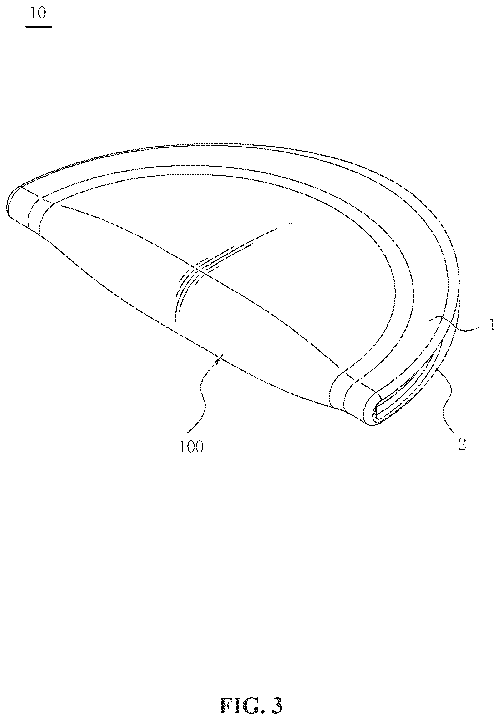 Patent US12378040 Figure 3 – Press-fit structure and food packaging wrap using same