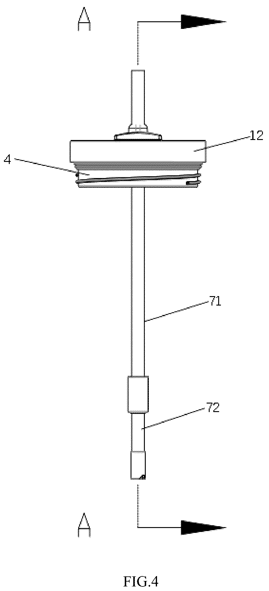 Patent US12378041 Figure 4 – Integrated leakproof cup cover for direct drinking and drinking with straw and cup having same