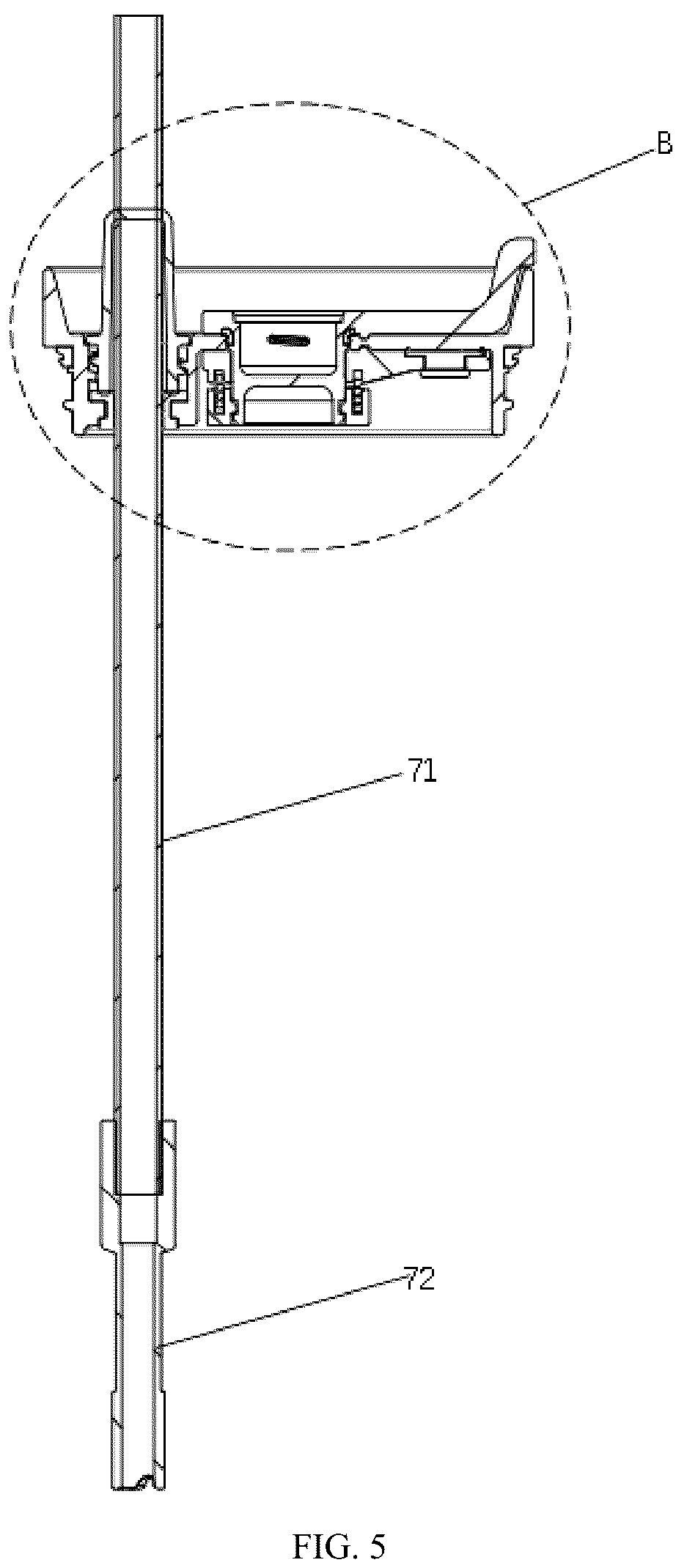 Patent US12378041 Figure 5 – Integrated leakproof cup cover for direct drinking and drinking with straw and cup having same