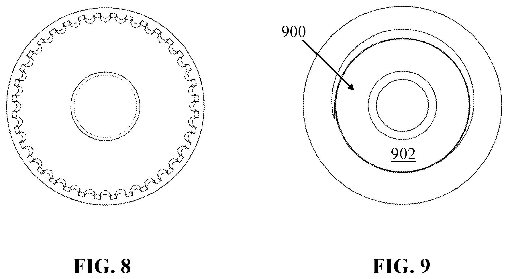 Patent US12378043 Figure 5 – Adhesive sealant discharge cap for handheld adhesive sealant tubes
