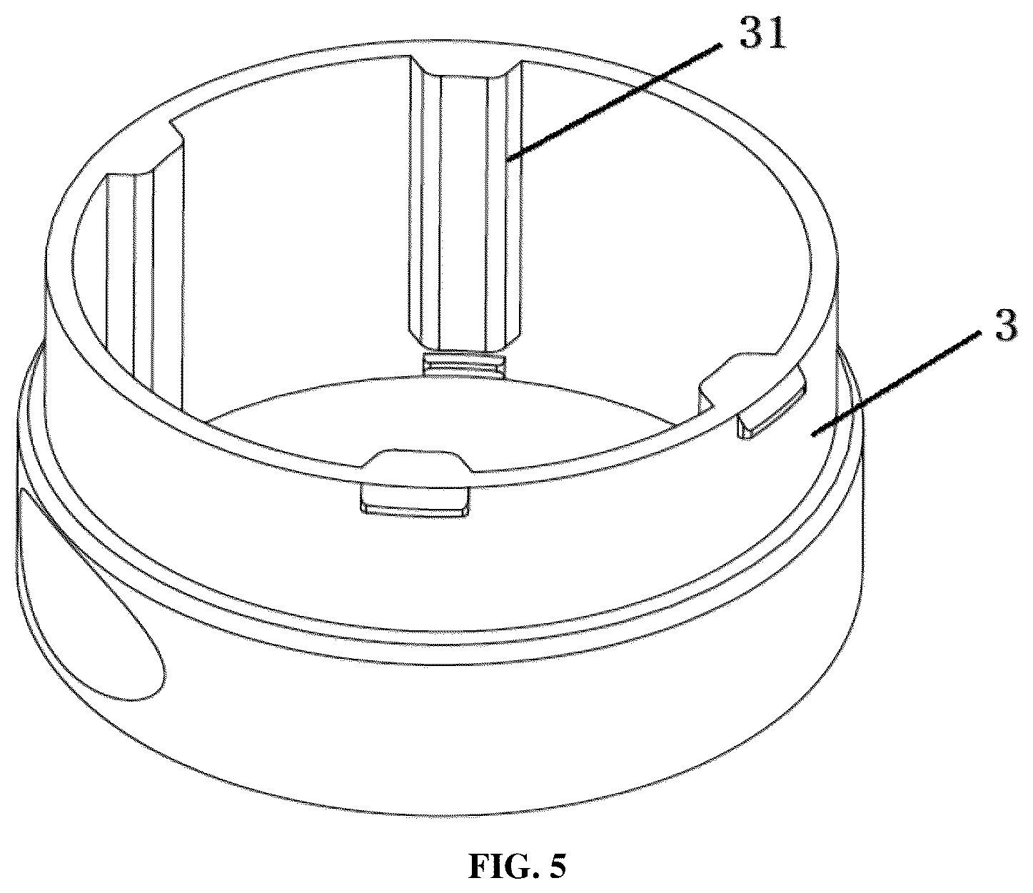Patent US12378044 Figure 4 – Press-type cup lid