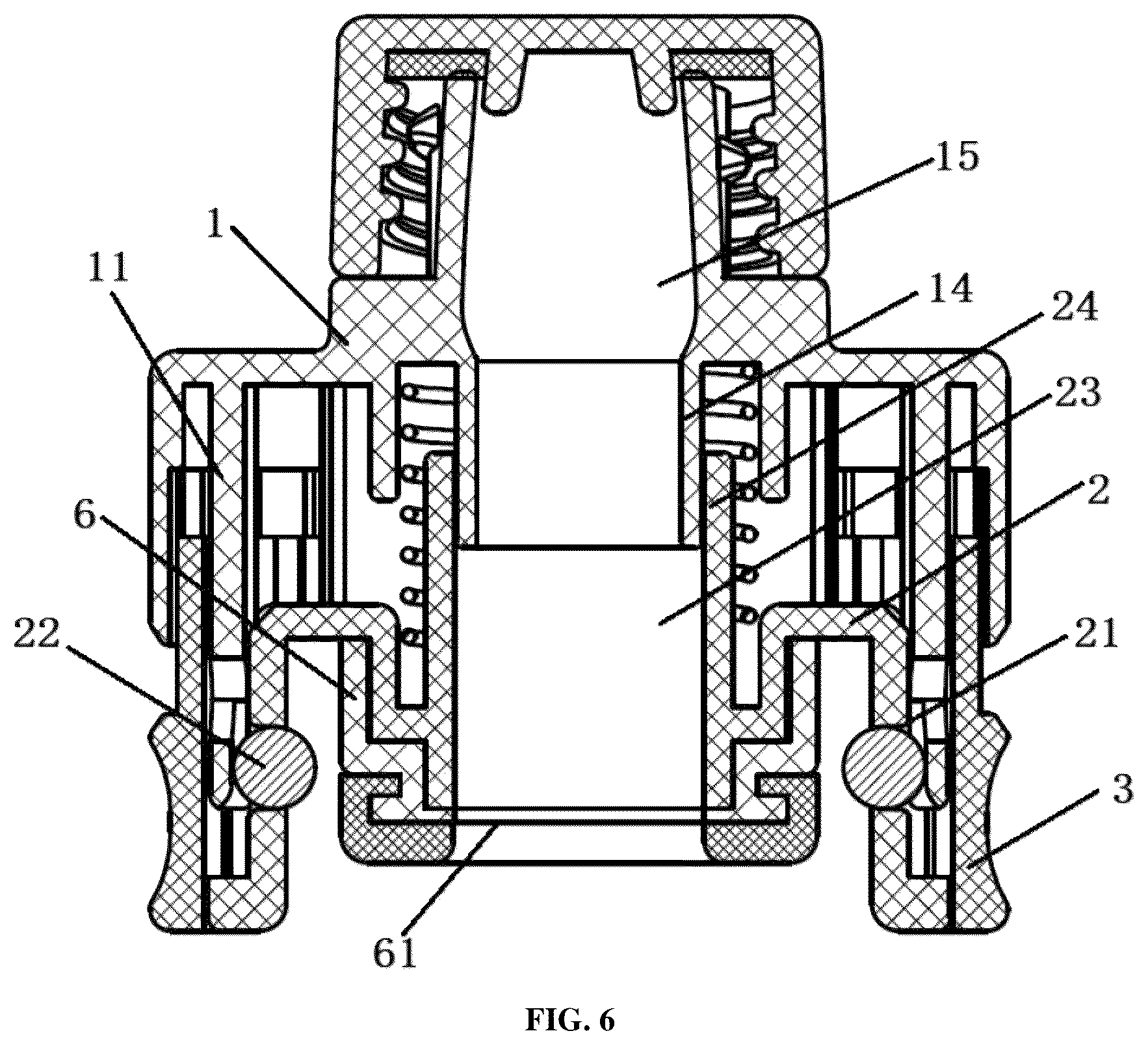 Patent US12378044 Figure 5 – Press-type cup lid