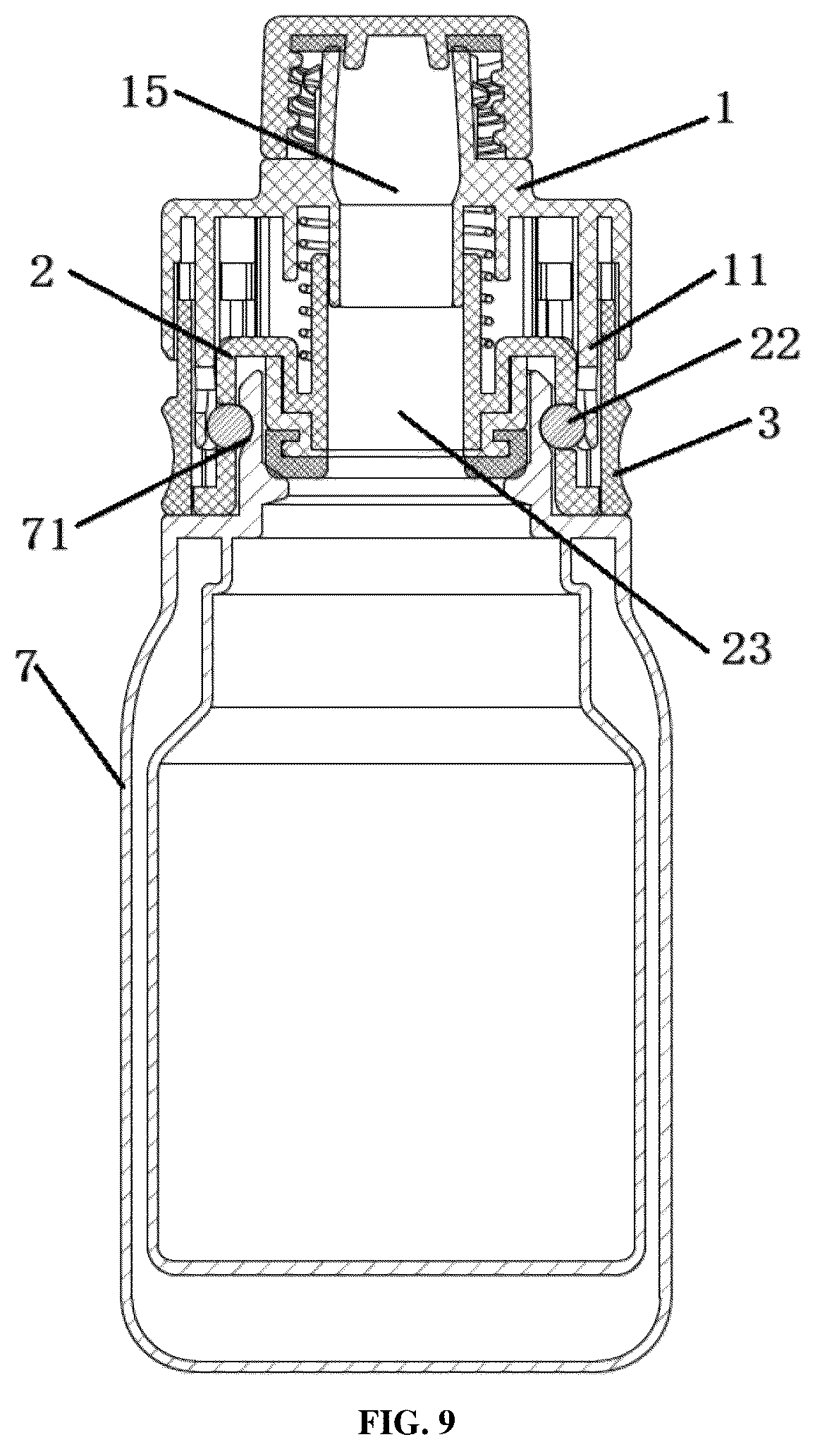 Patent US12378044 Figure 8 – Press-type cup lid