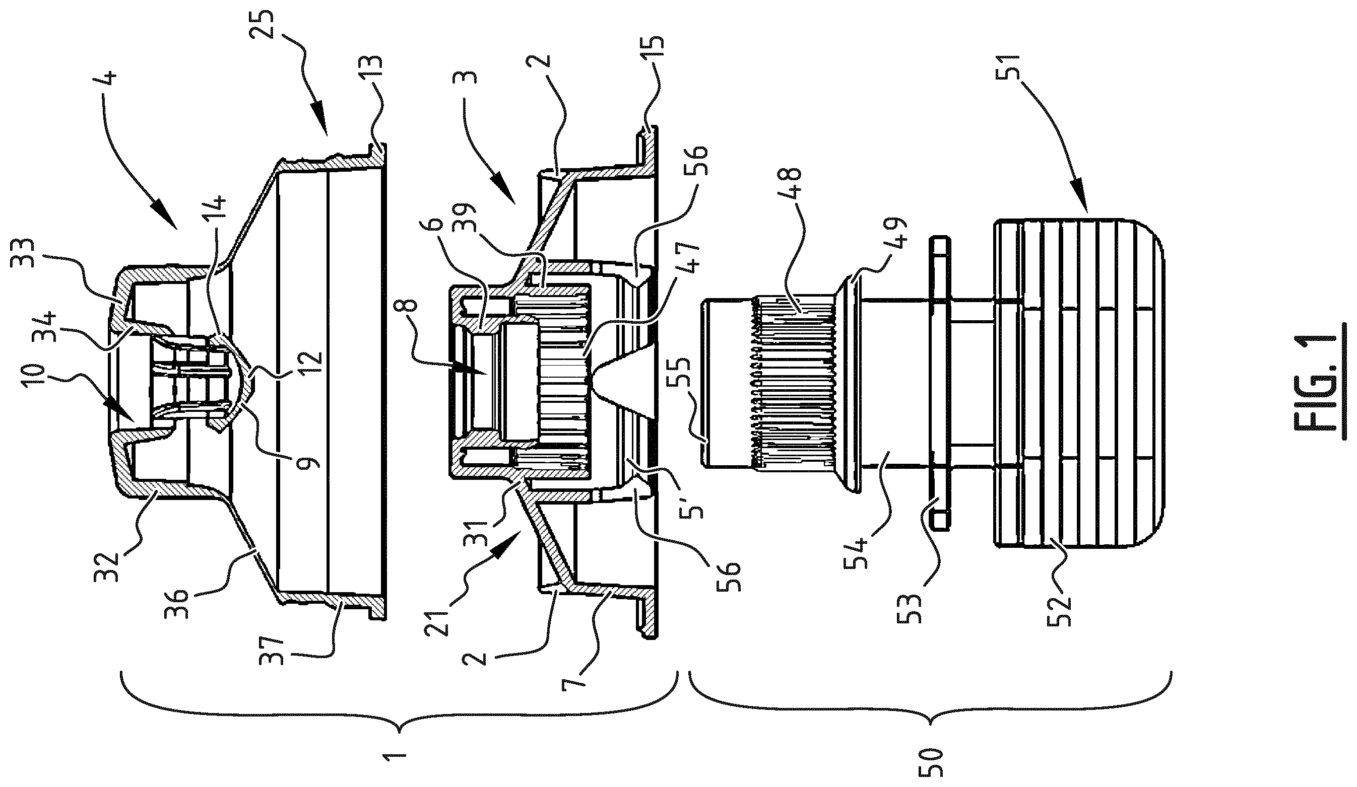 Patent US12378045 Figure 1 – Device and method for handling a sealing device