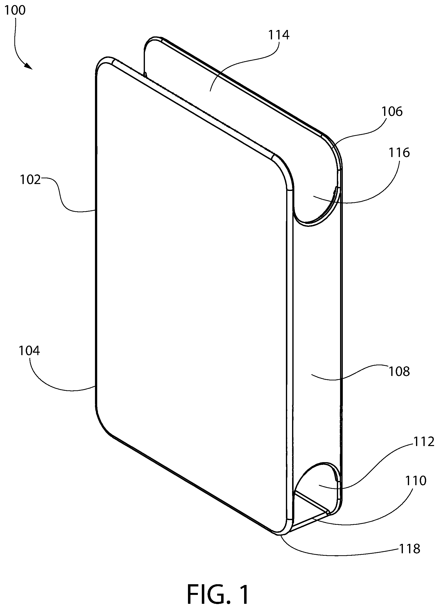 Patent US12378046 Figure 1 – Restricted access container
