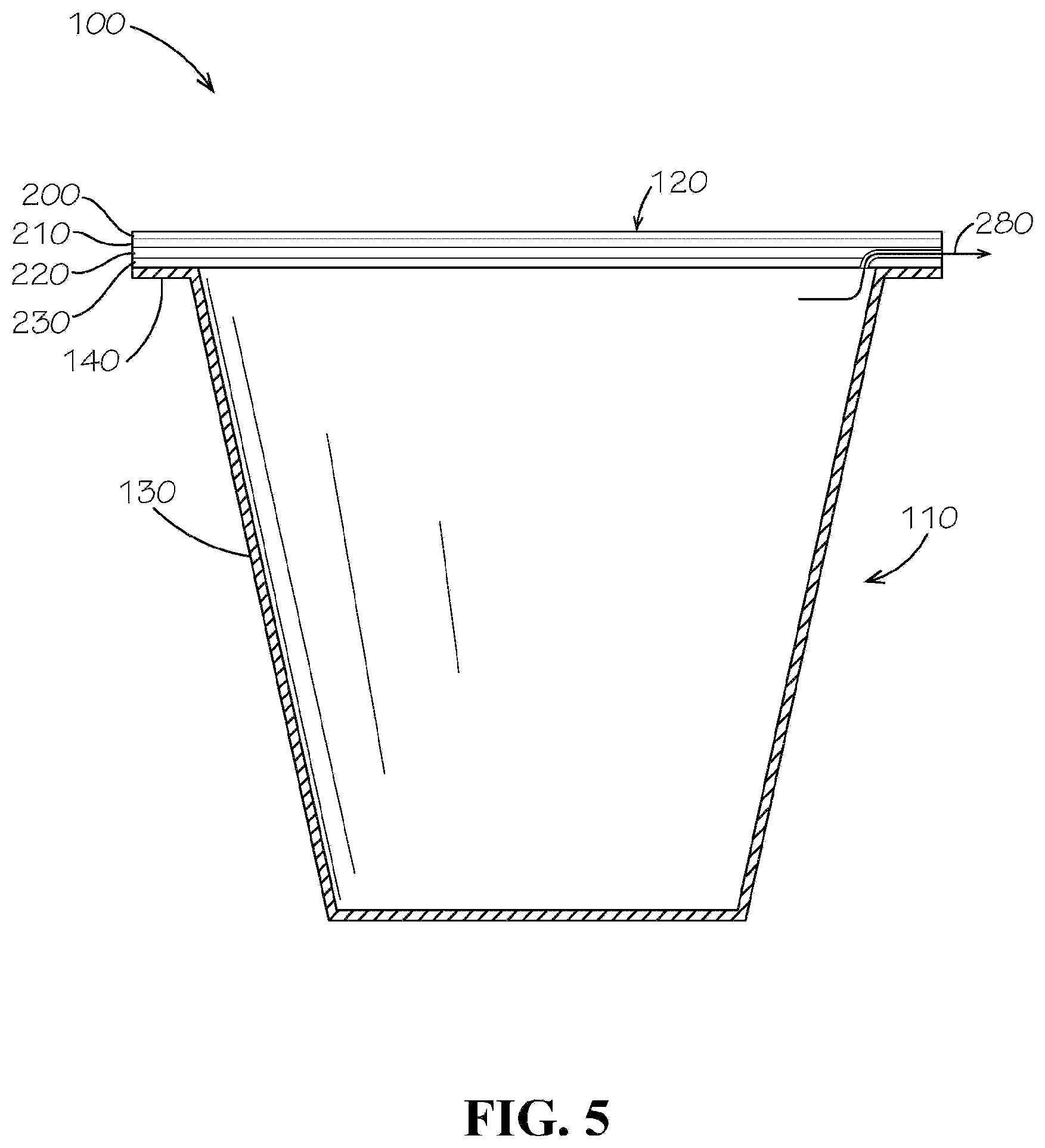 Patent US12378047 Figure 3 – Ventable package for food and beverages