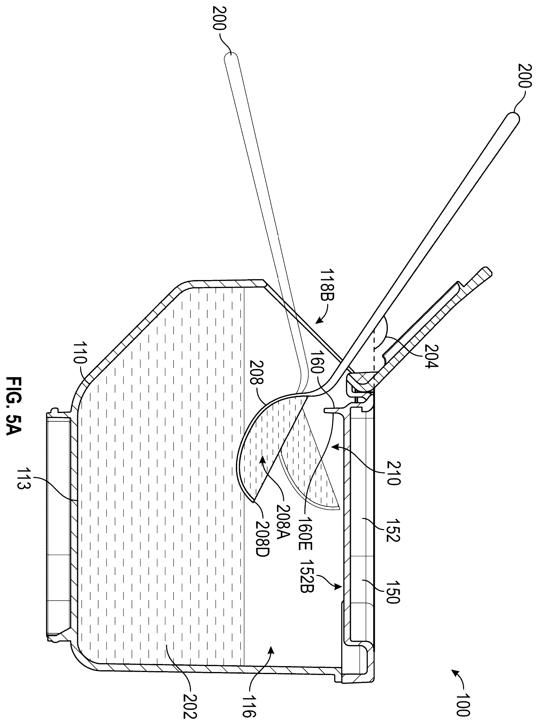 Patent US12378048 Figure 11 – Systems and devices for a container with a self-leveling lid